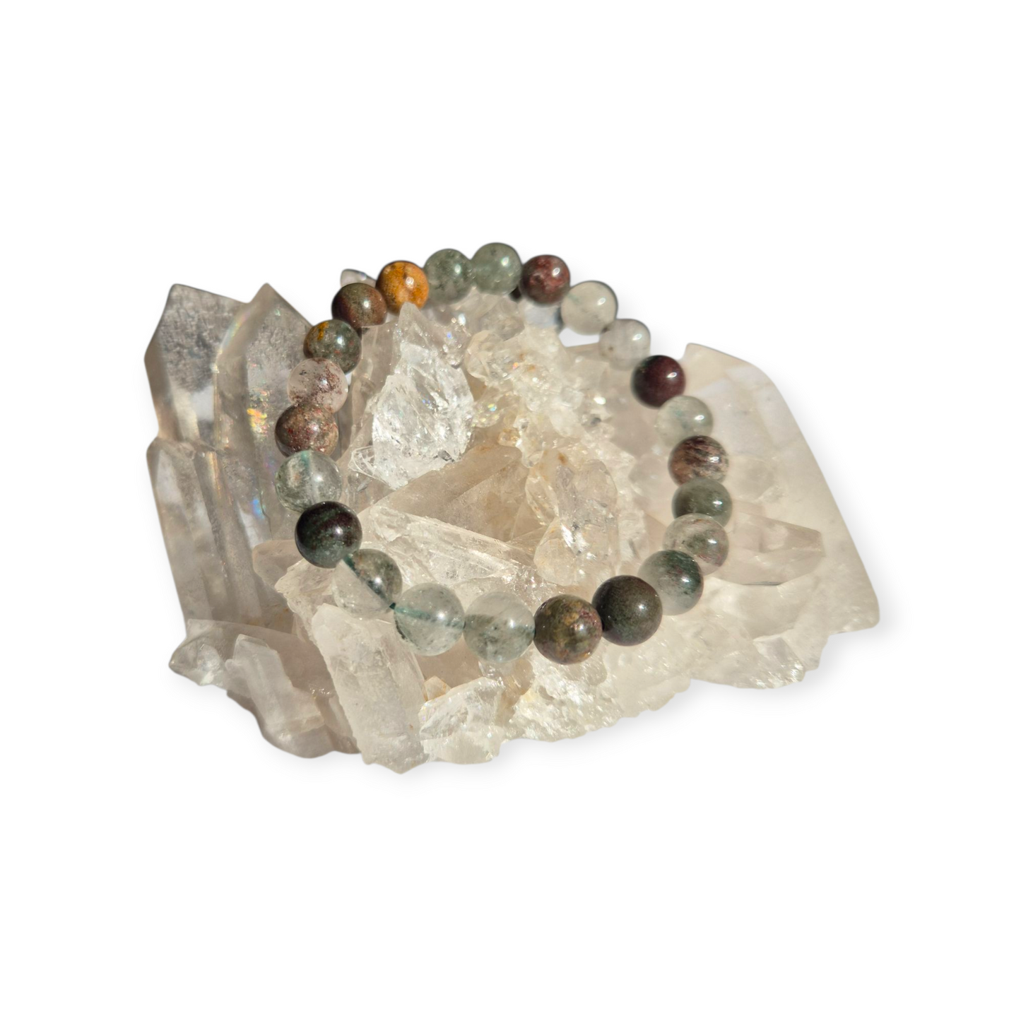 Crystals - Garden Quartz (Lodolite) Bracelet