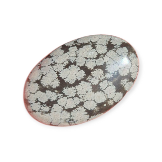 Crystals - Snowflake Obsidian Palmstone