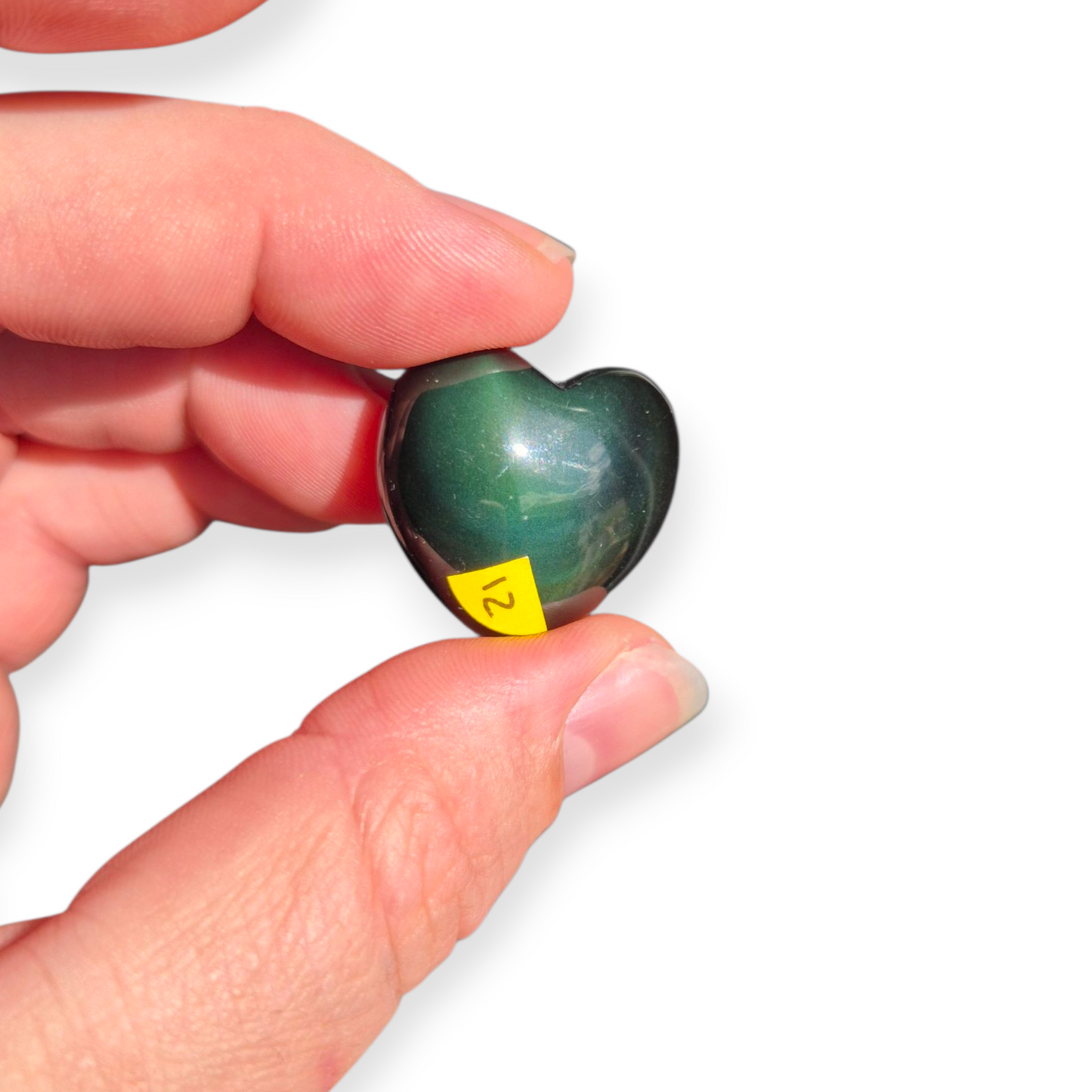 Crystals - Rainbow Obsidian Mini Hearts