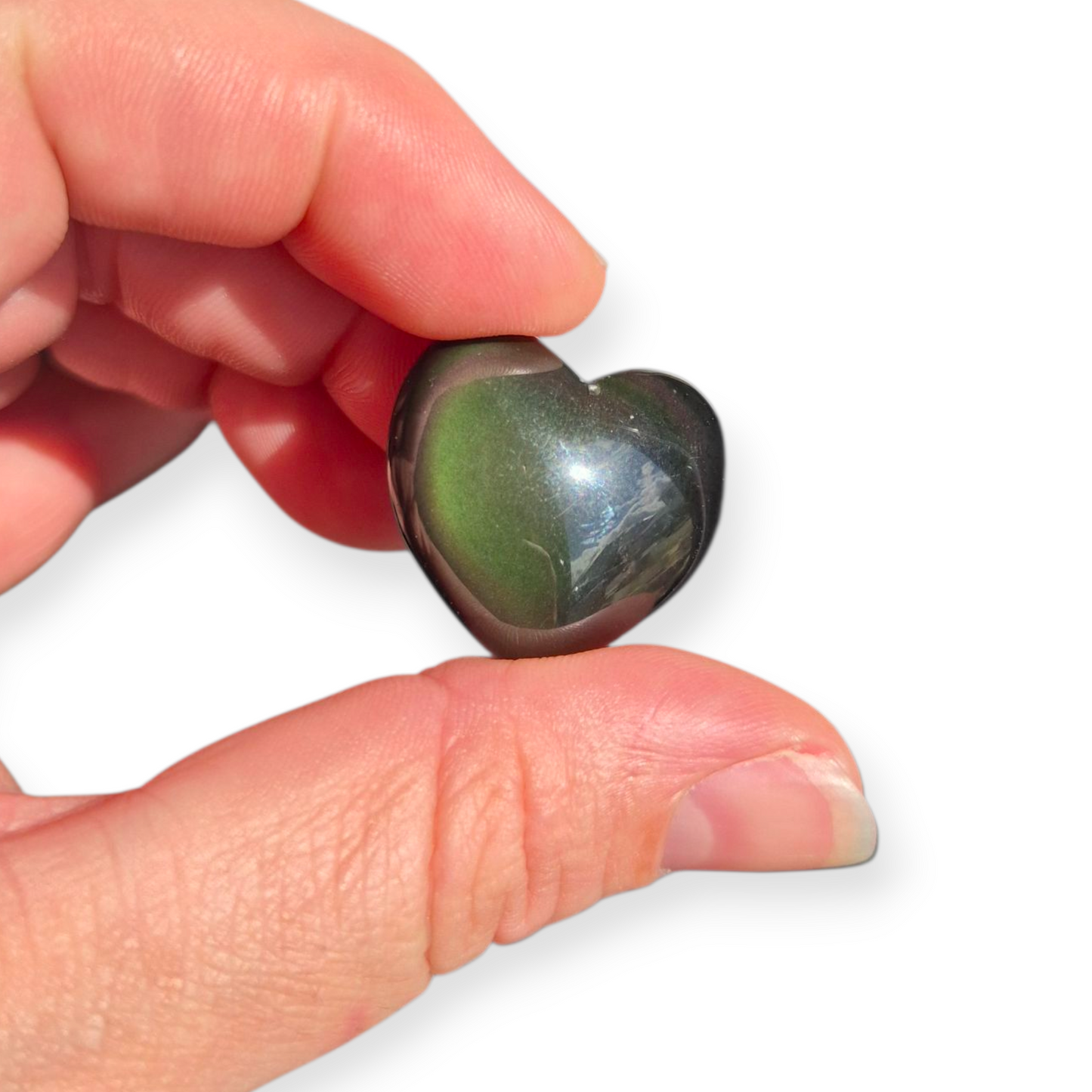Crystals - Rainbow Obsidian Mini Hearts
