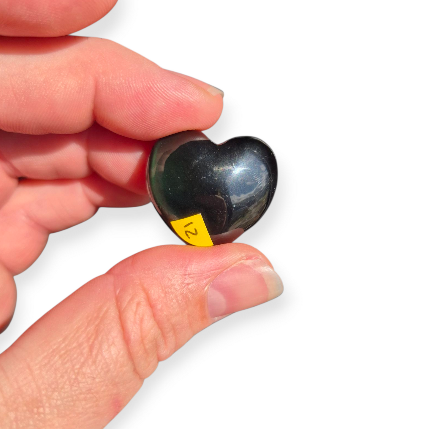 Crystals - Rainbow Obsidian Mini Hearts