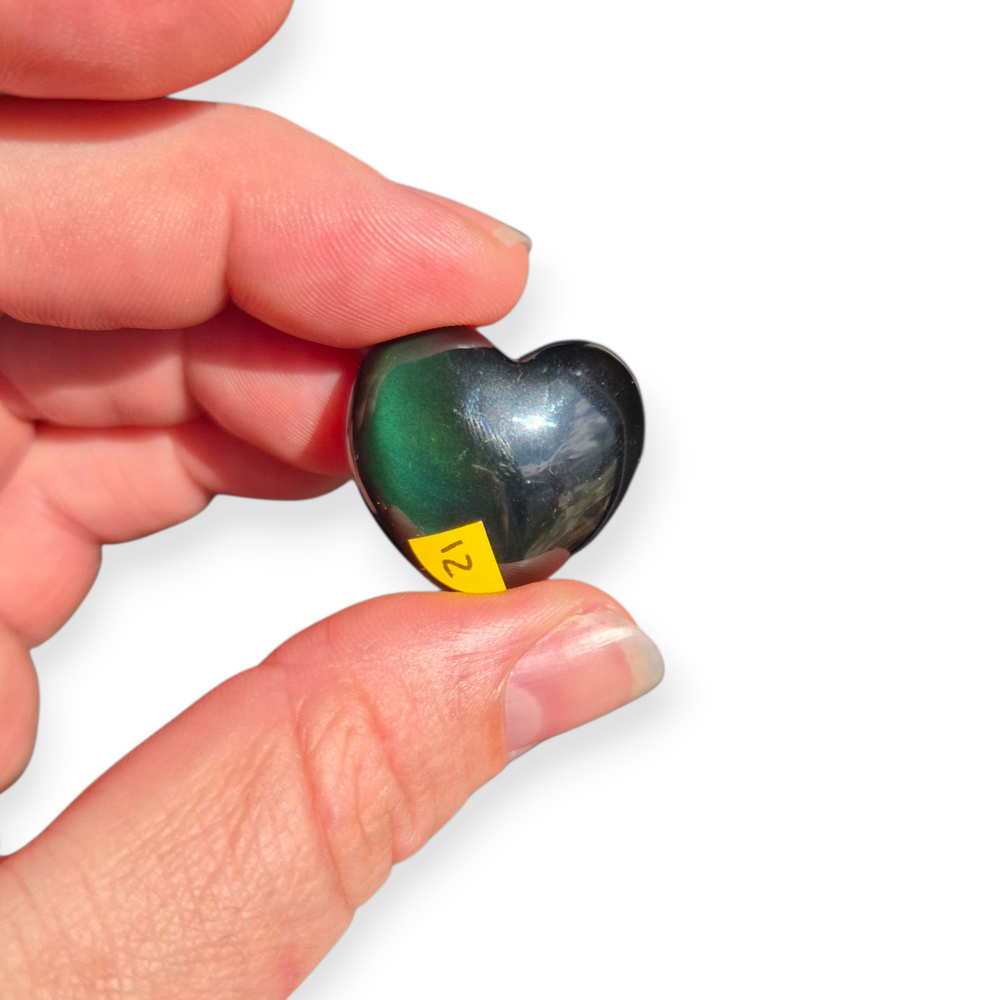 Crystals - Rainbow Obsidian Mini Hearts