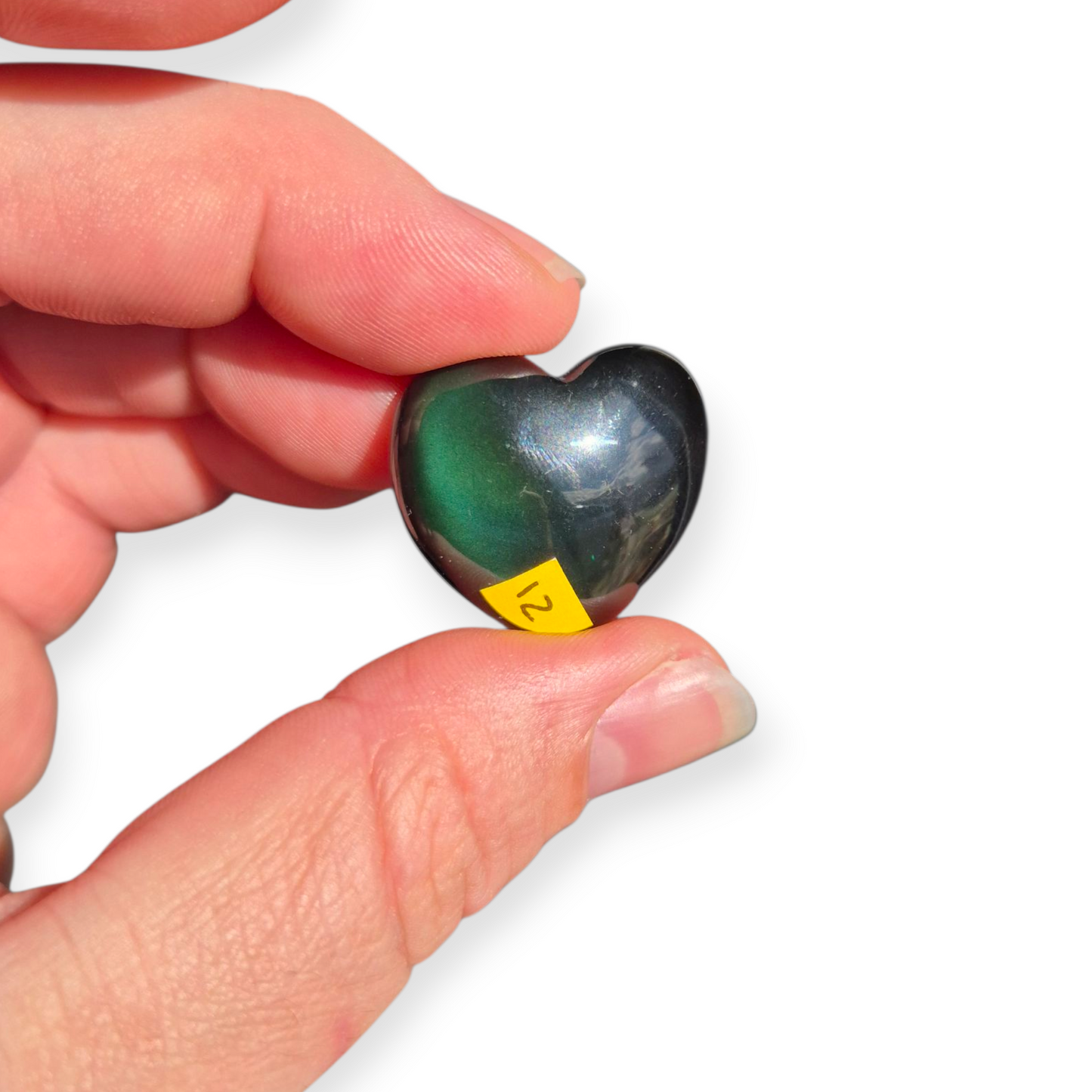 Crystals - Rainbow Obsidian Mini Hearts