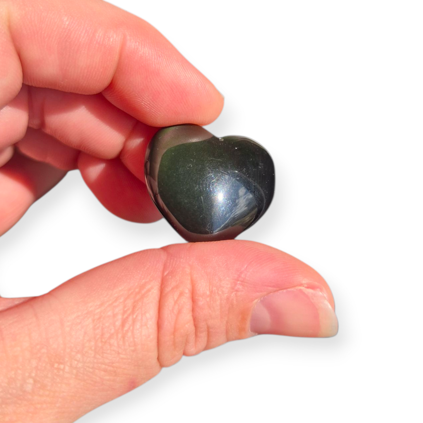 Crystals - Rainbow Obsidian Mini Hearts