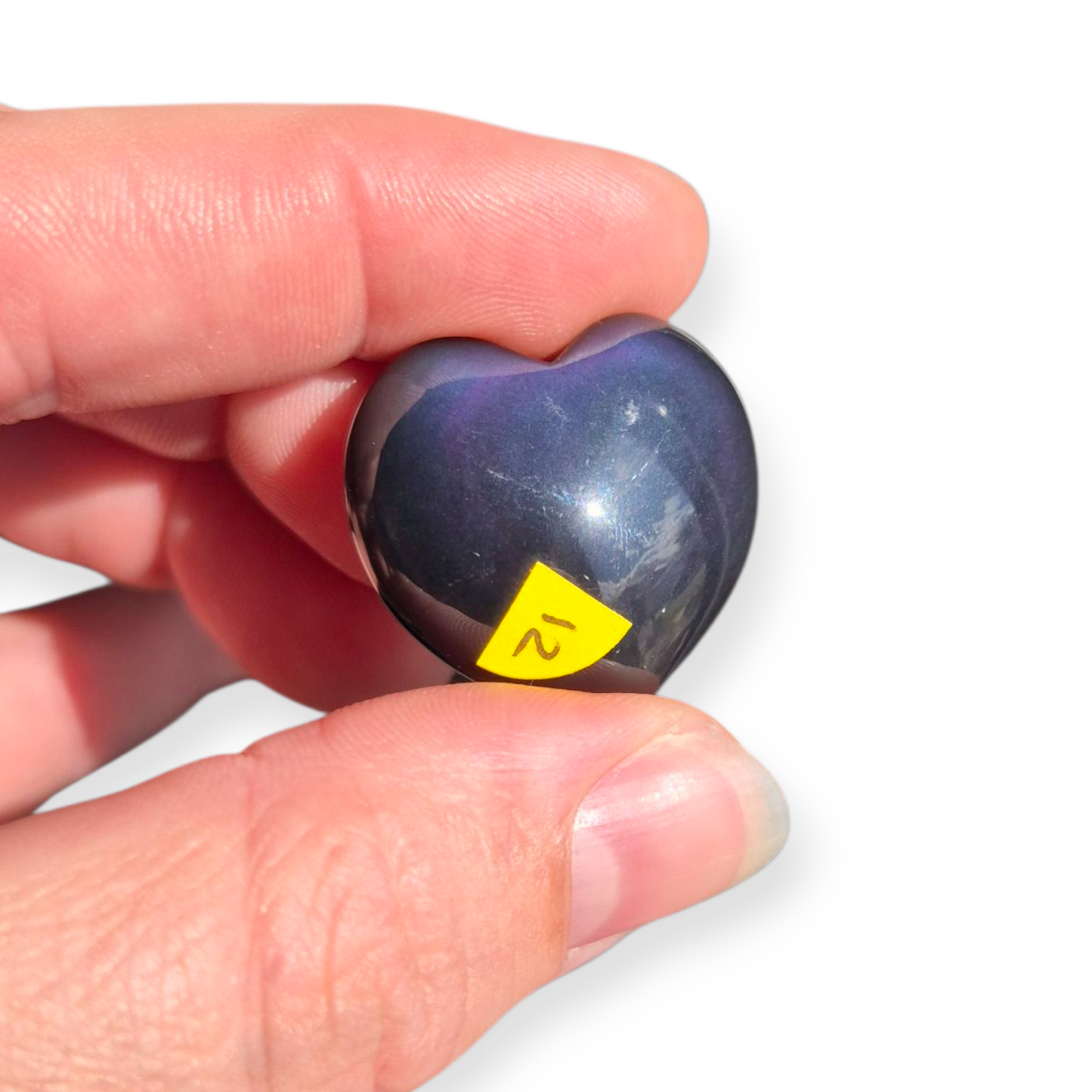 Crystals - Rainbow Obsidian Mini Hearts