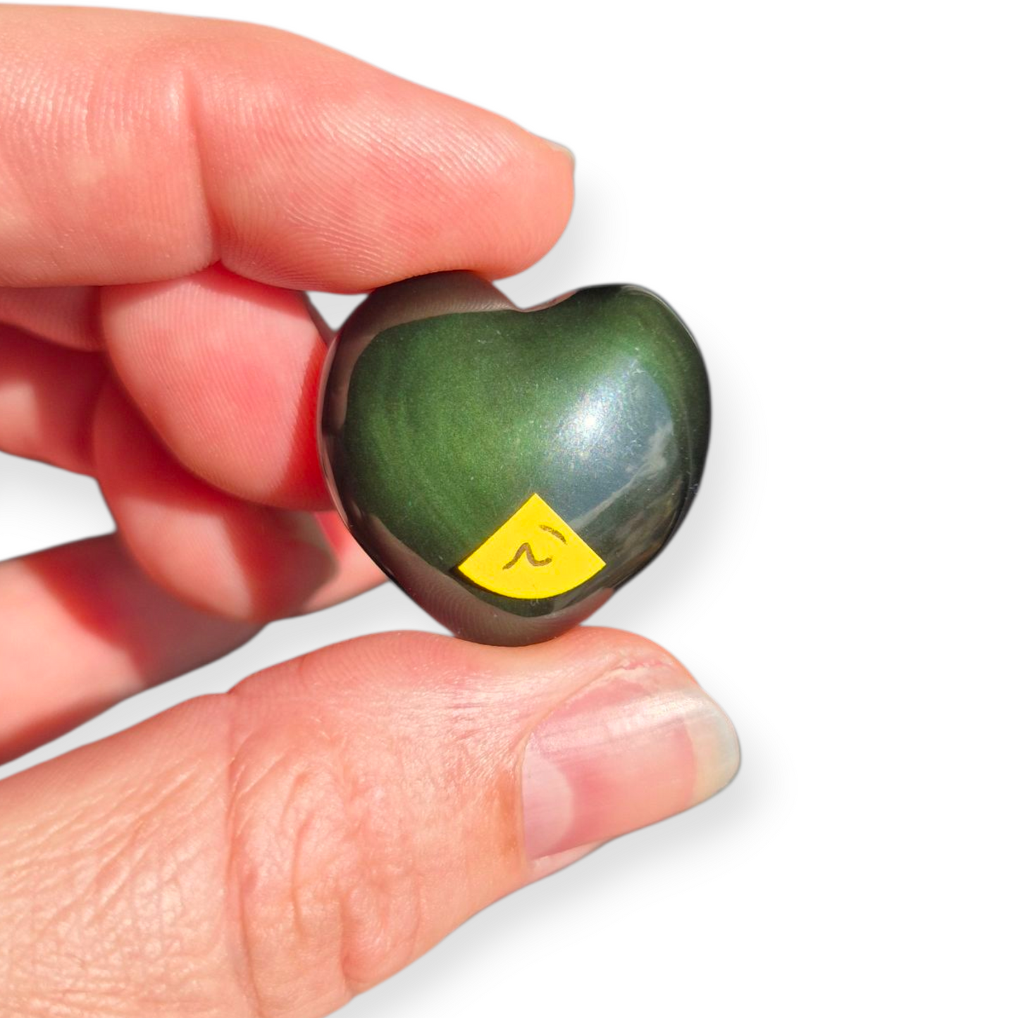 Crystals - Rainbow Obsidian Mini Hearts