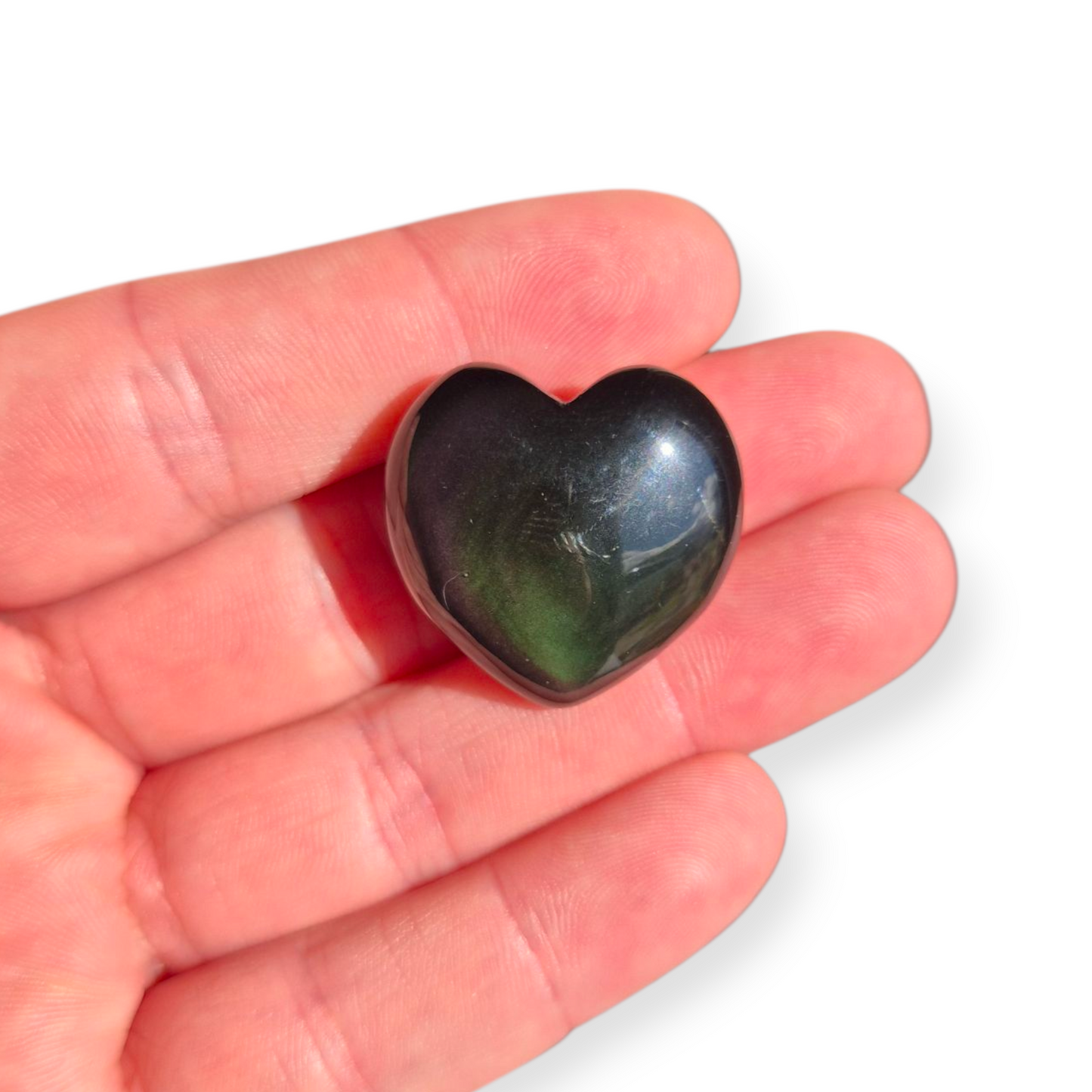 Crystals - Rainbow Obsidian Mini Hearts