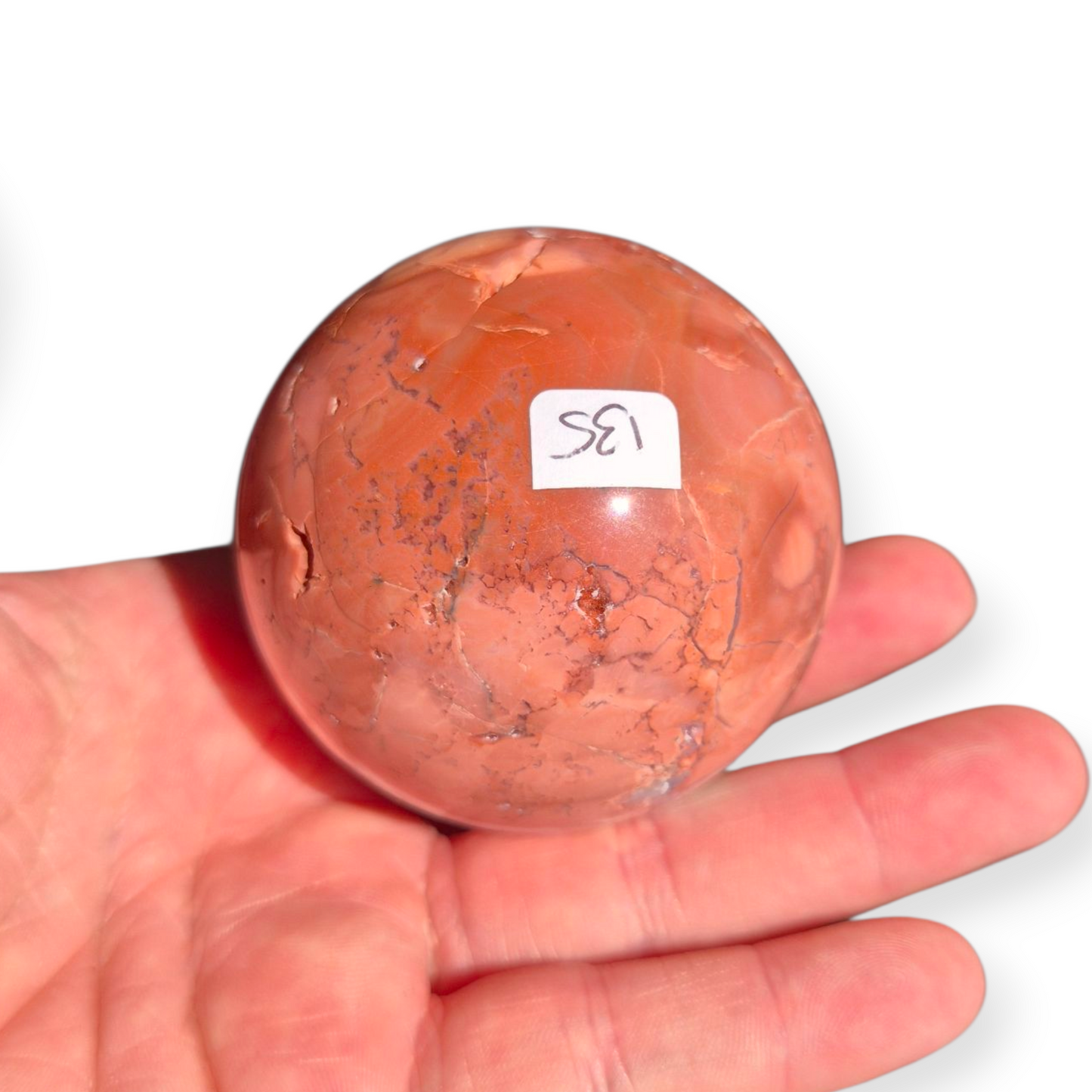 Crystals - Pink Petal Agate Sphere