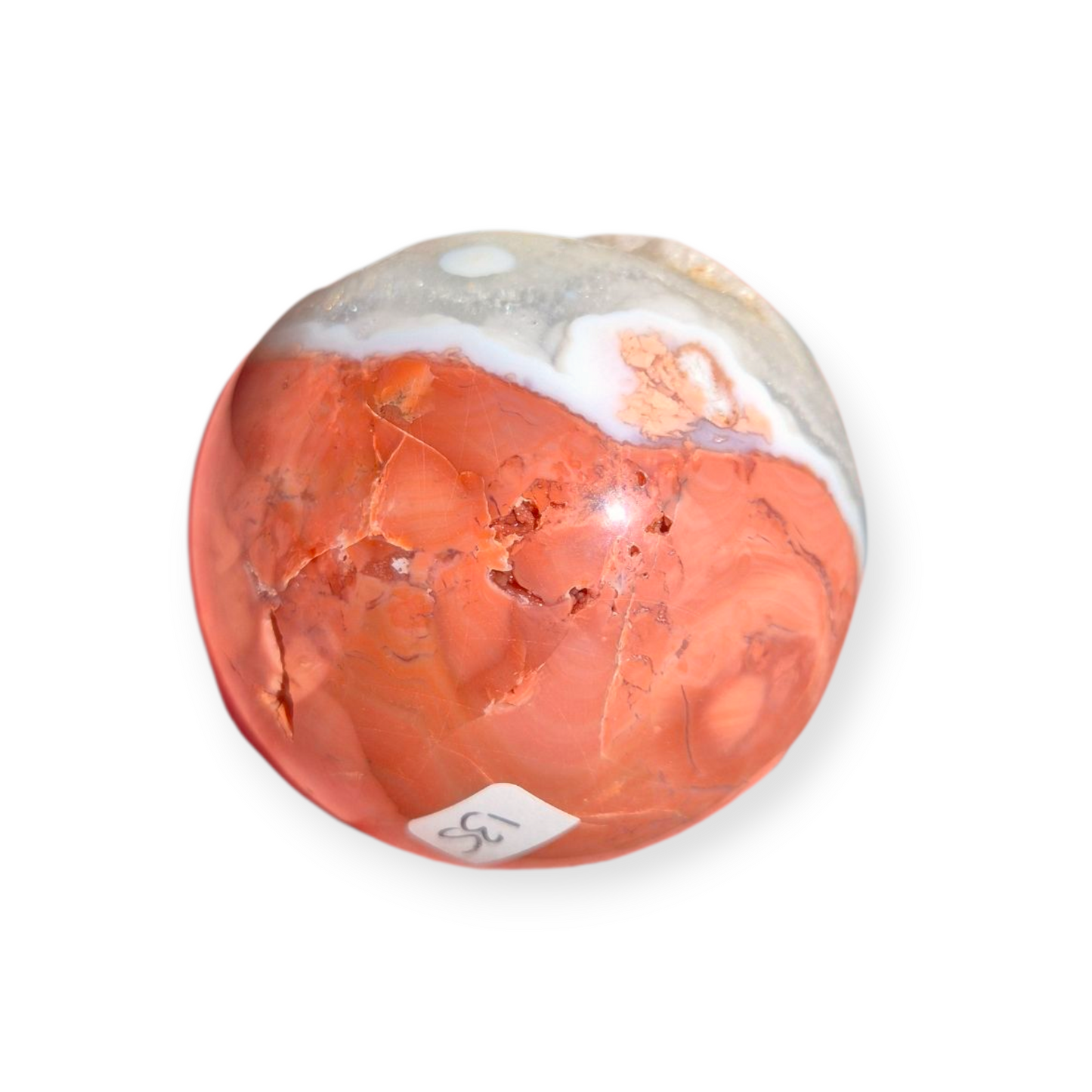 Crystals - Pink Petal Agate Sphere