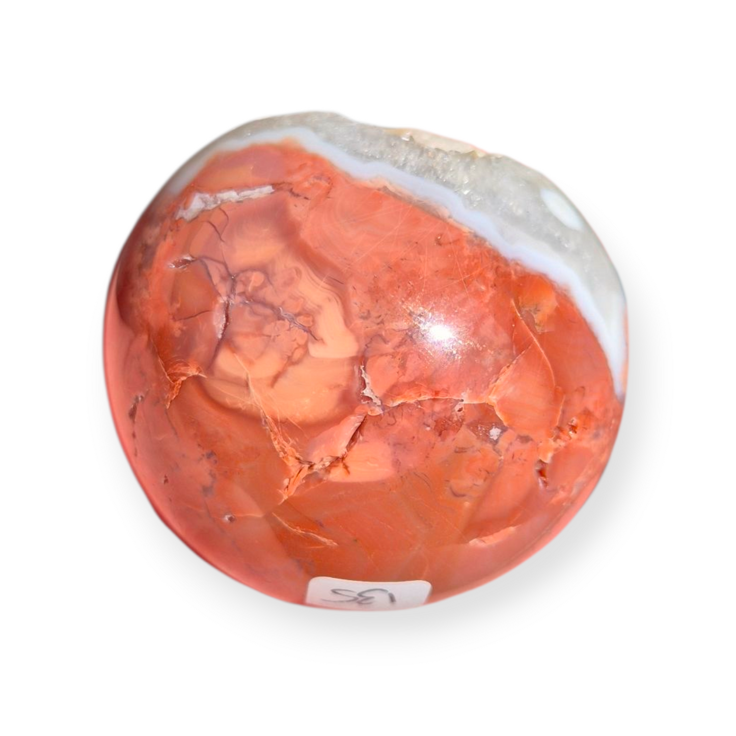 Crystals - Pink Petal Agate Sphere