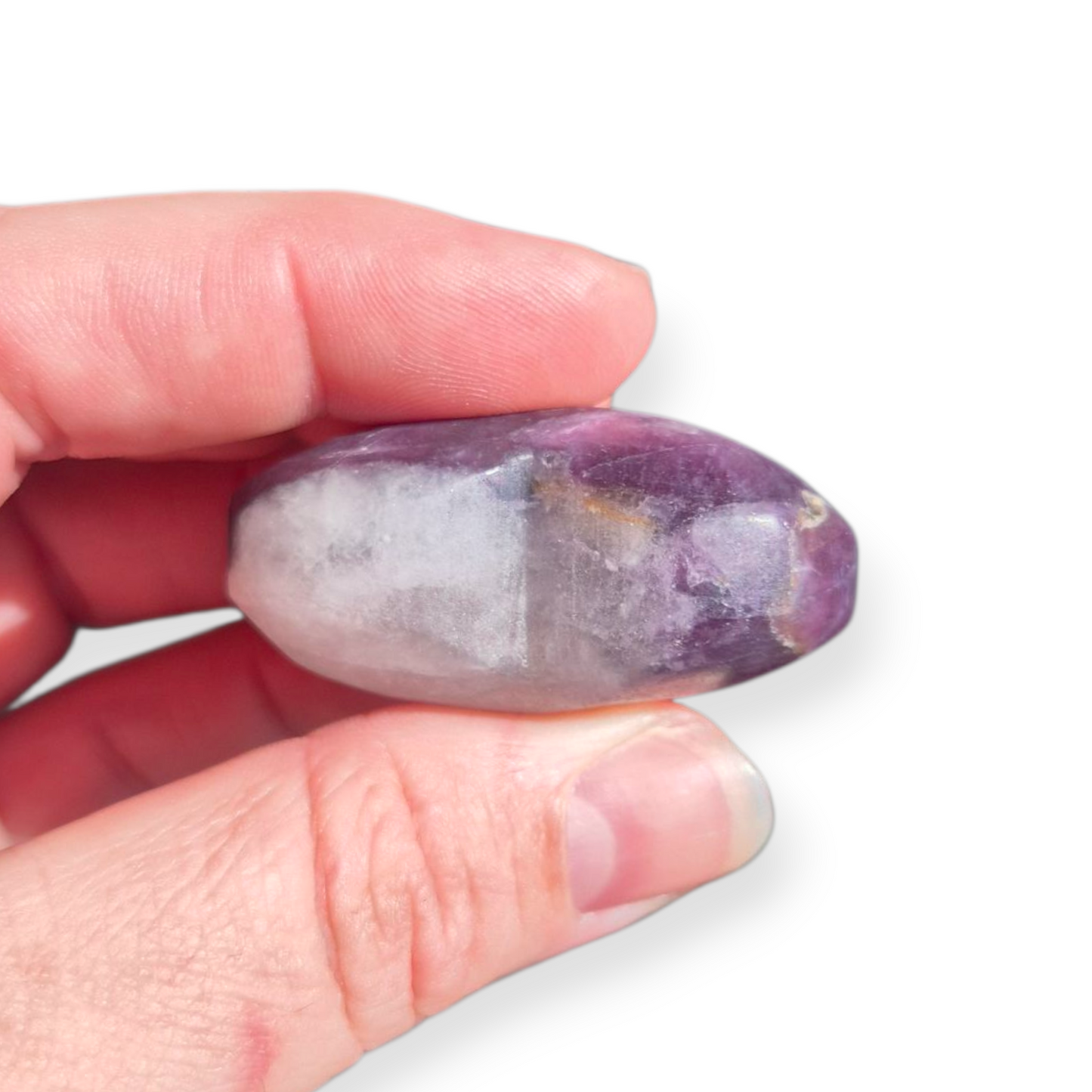 Crystals - Lepidolite (High Grade) Heart (Matte Finish)
