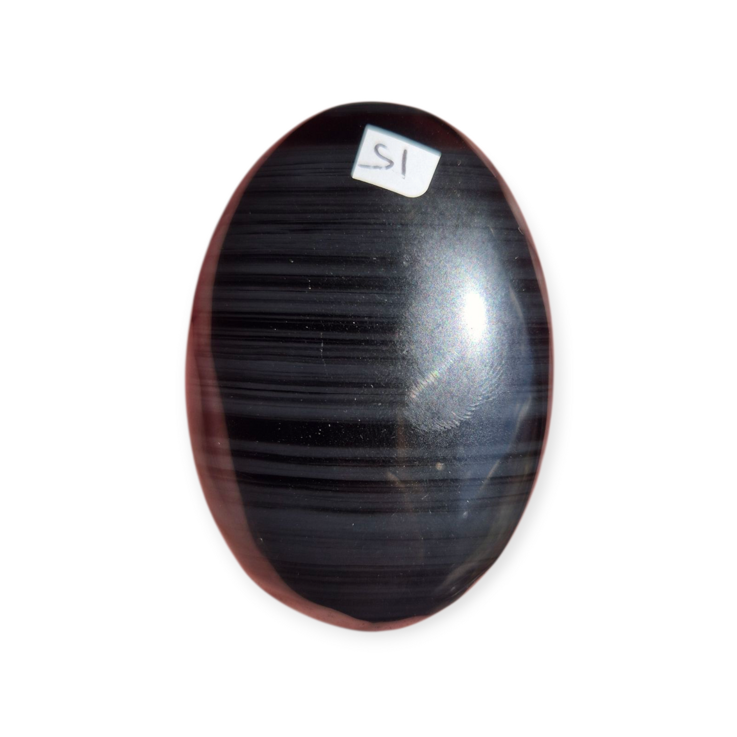 Crystals - Midnight Lace Obsidian Palmstones