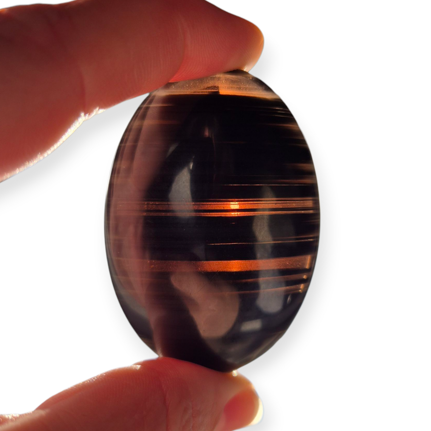 Crystals - Midnight Lace Obsidian Palmstones