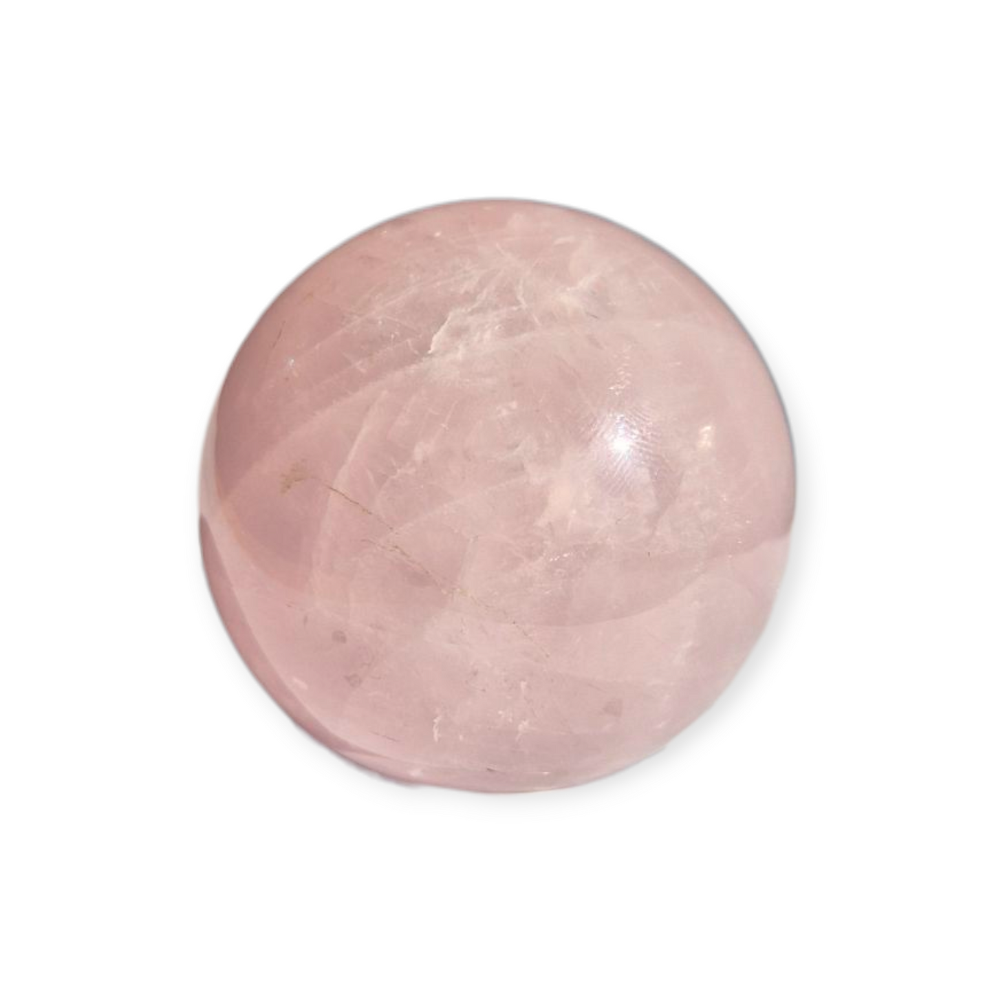 Crystals - Rose Quartz Sphere (with Star)