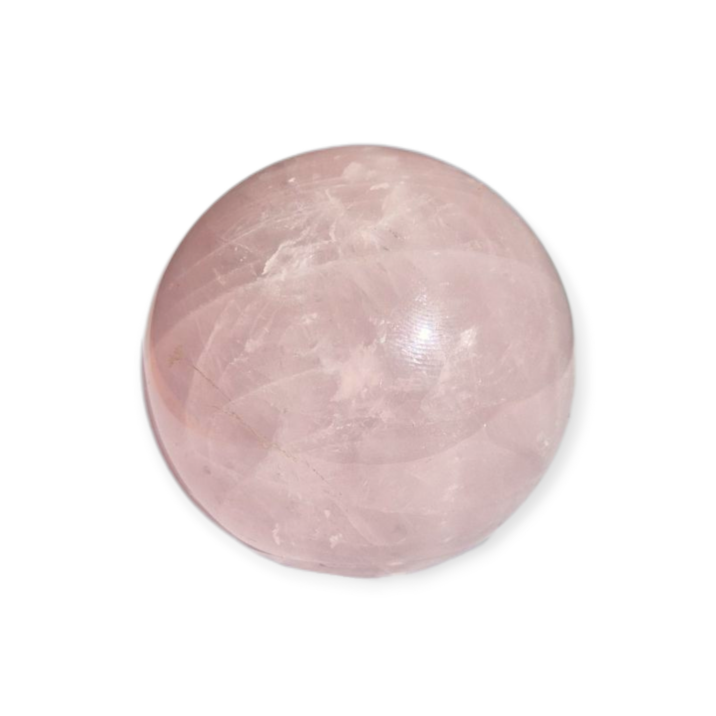 Crystals - Rose Quartz Sphere (with Star)