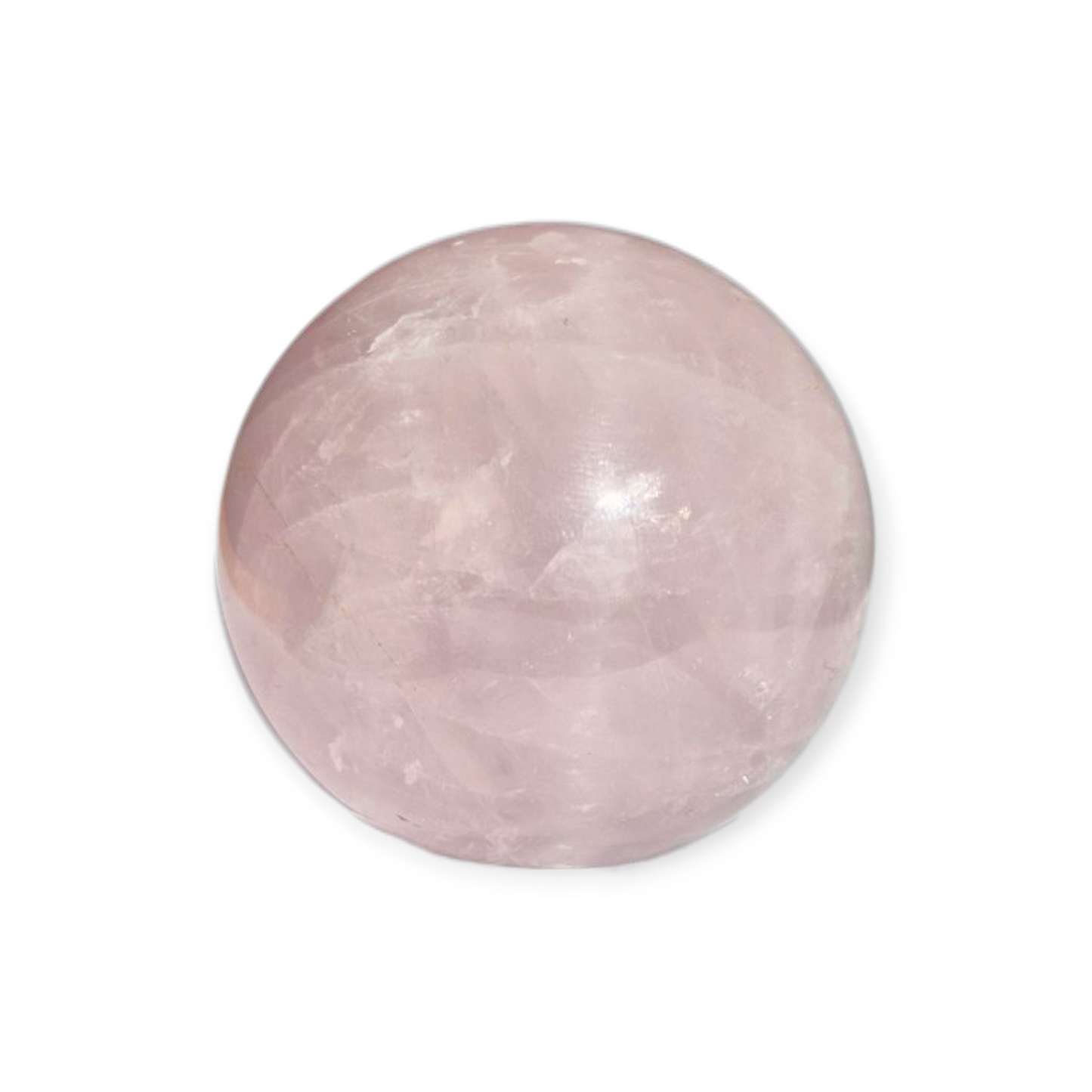 Crystals - Rose Quartz Sphere (with Star)