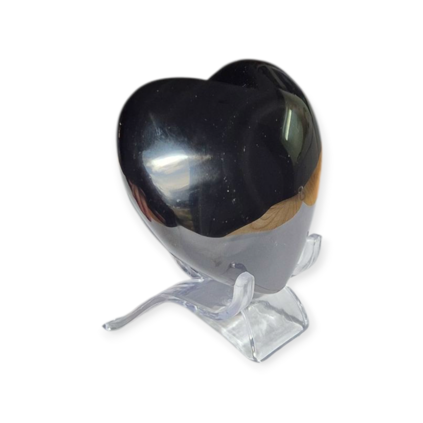 Crystals - Rainbow Obsidian Polished Heart