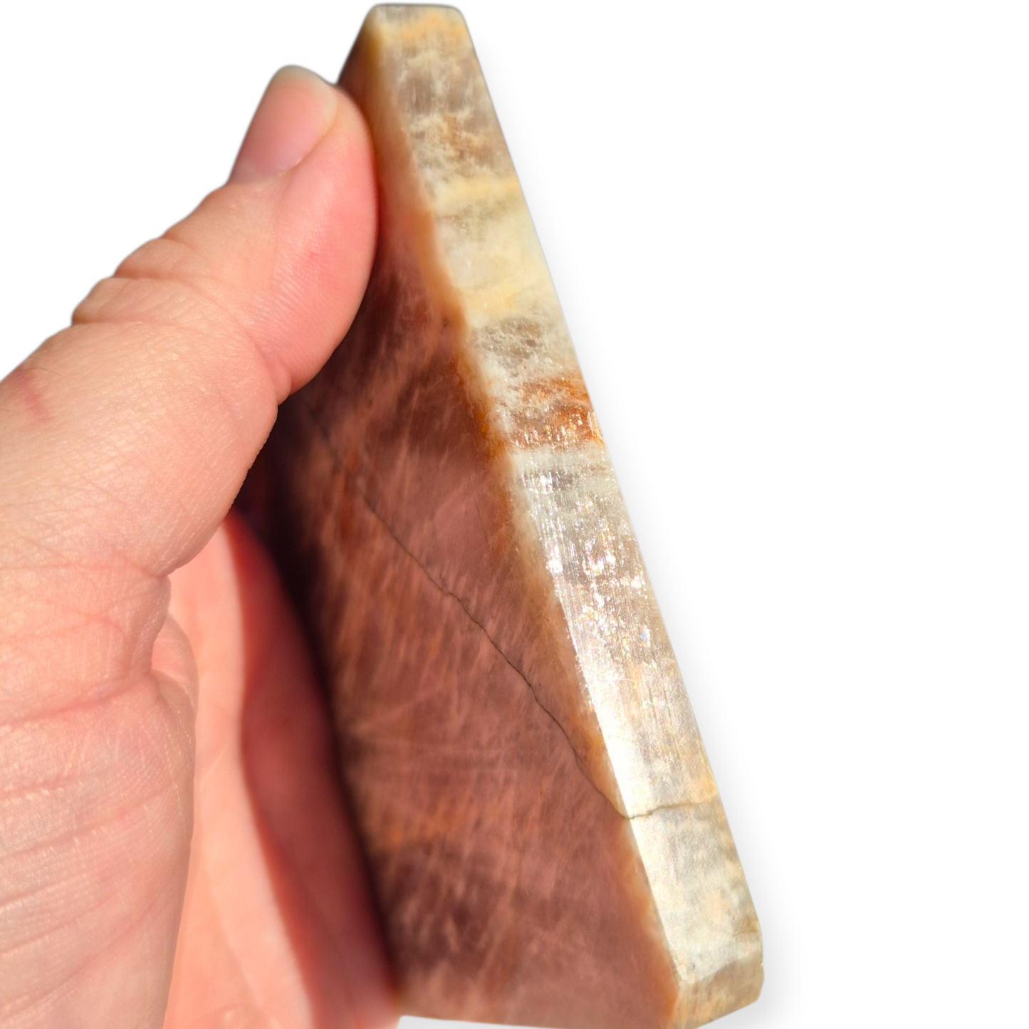 Crystals - Sunstone-Moonstone Polished Slab