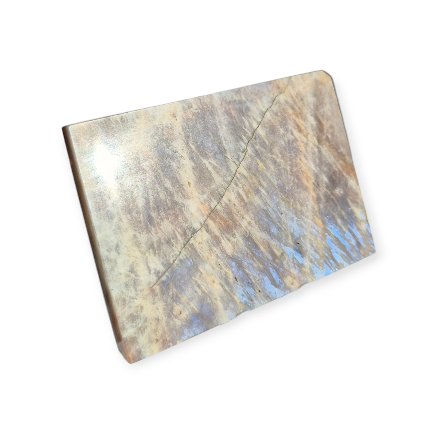 Crystals - Sunstone-Moonstone Polished Slab