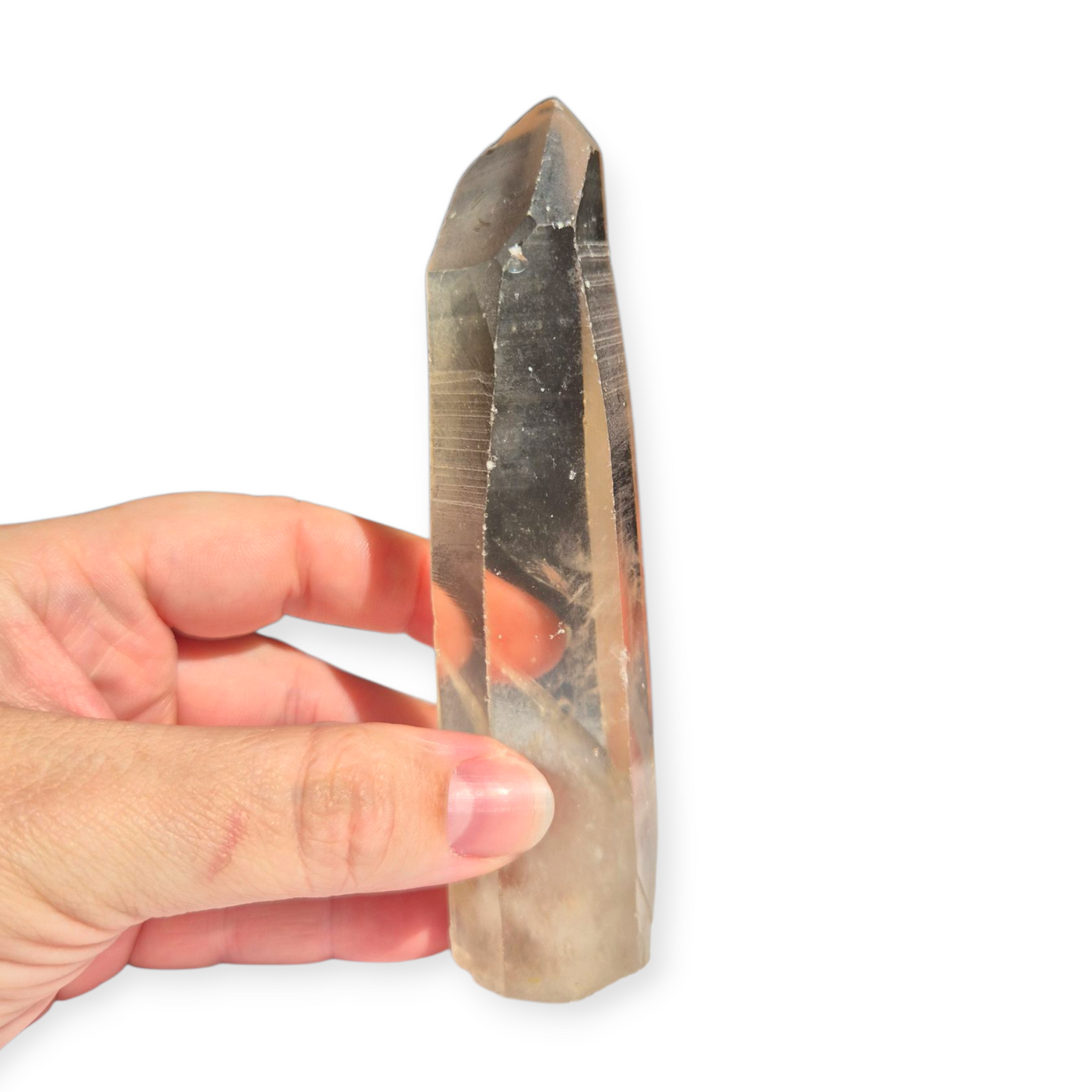 Crystals - Lemurian Smoky Quartz Natural Point
