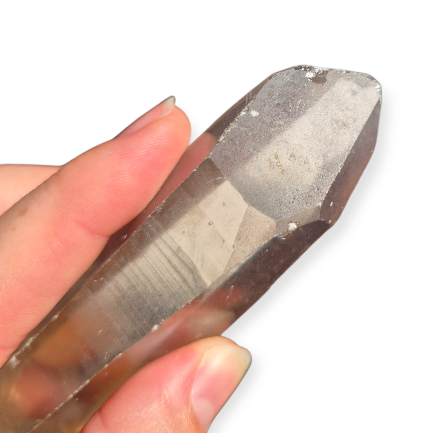 Crystals - Lemurian Smoky Quartz Natural Point