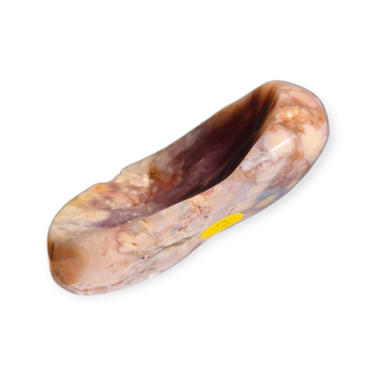 Crystals - Pink Amethyst & Flower Agate Bowl