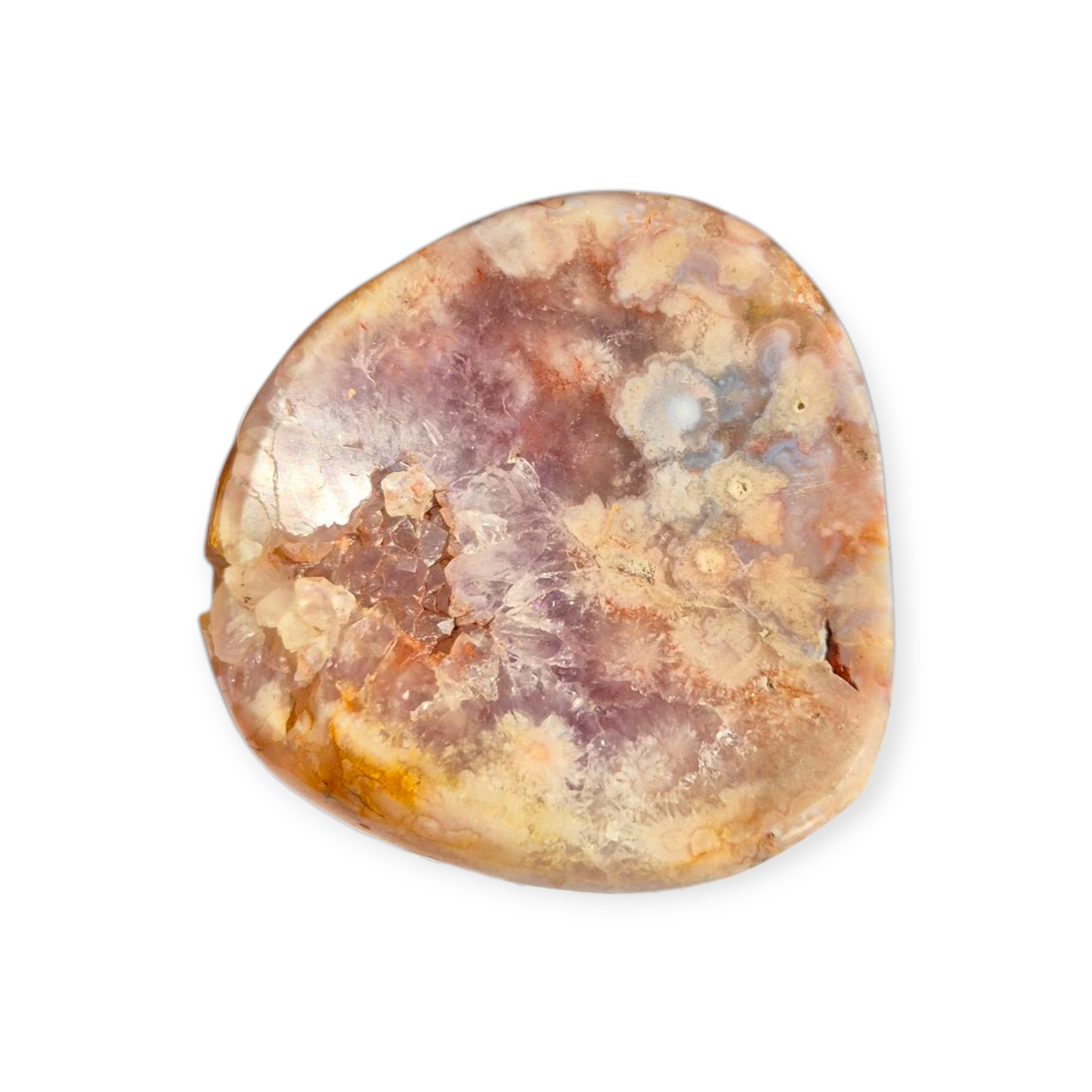 Crystals - Pink Amethyst & Flower Agate Bowl