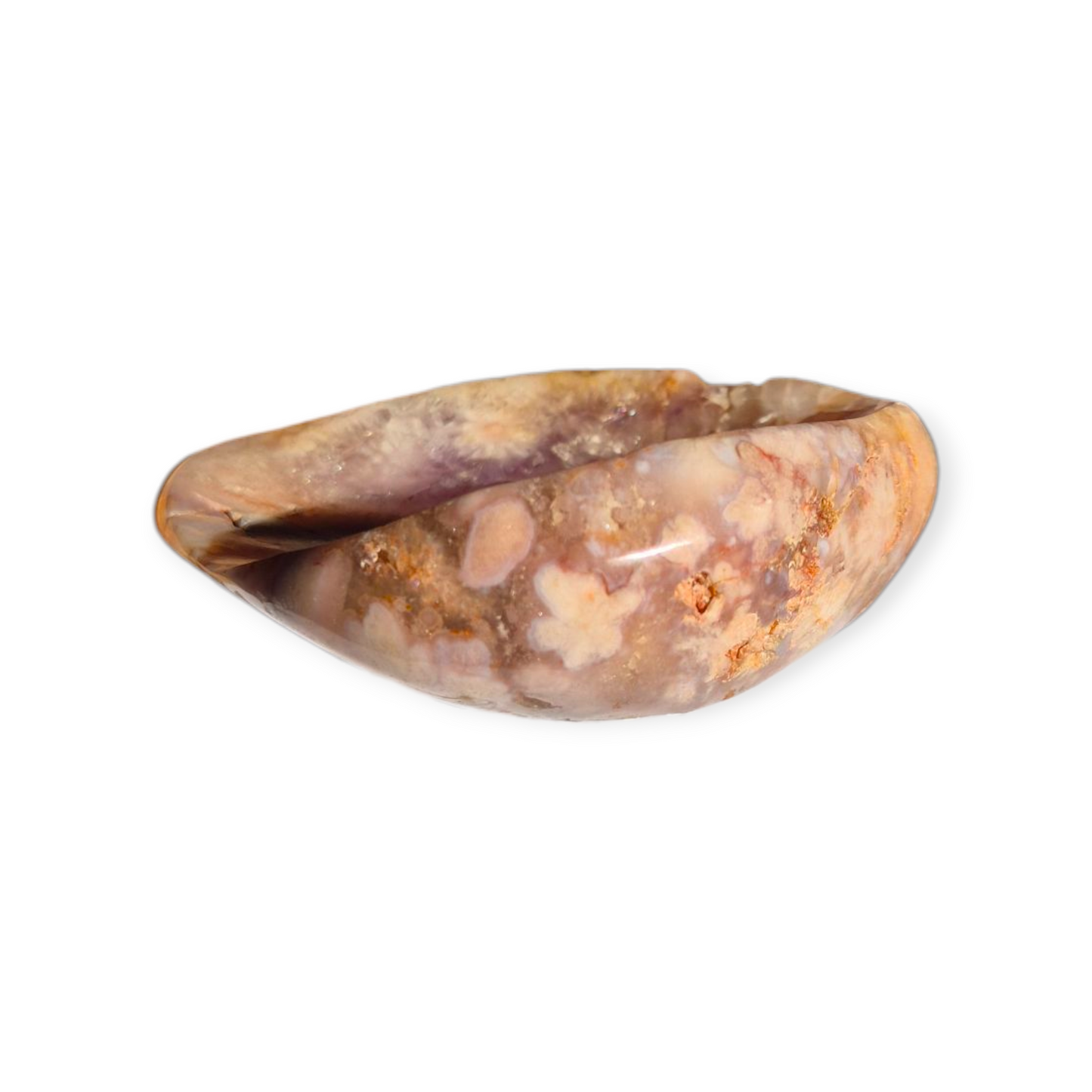 Crystals - Pink Amethyst & Flower Agate Bowl