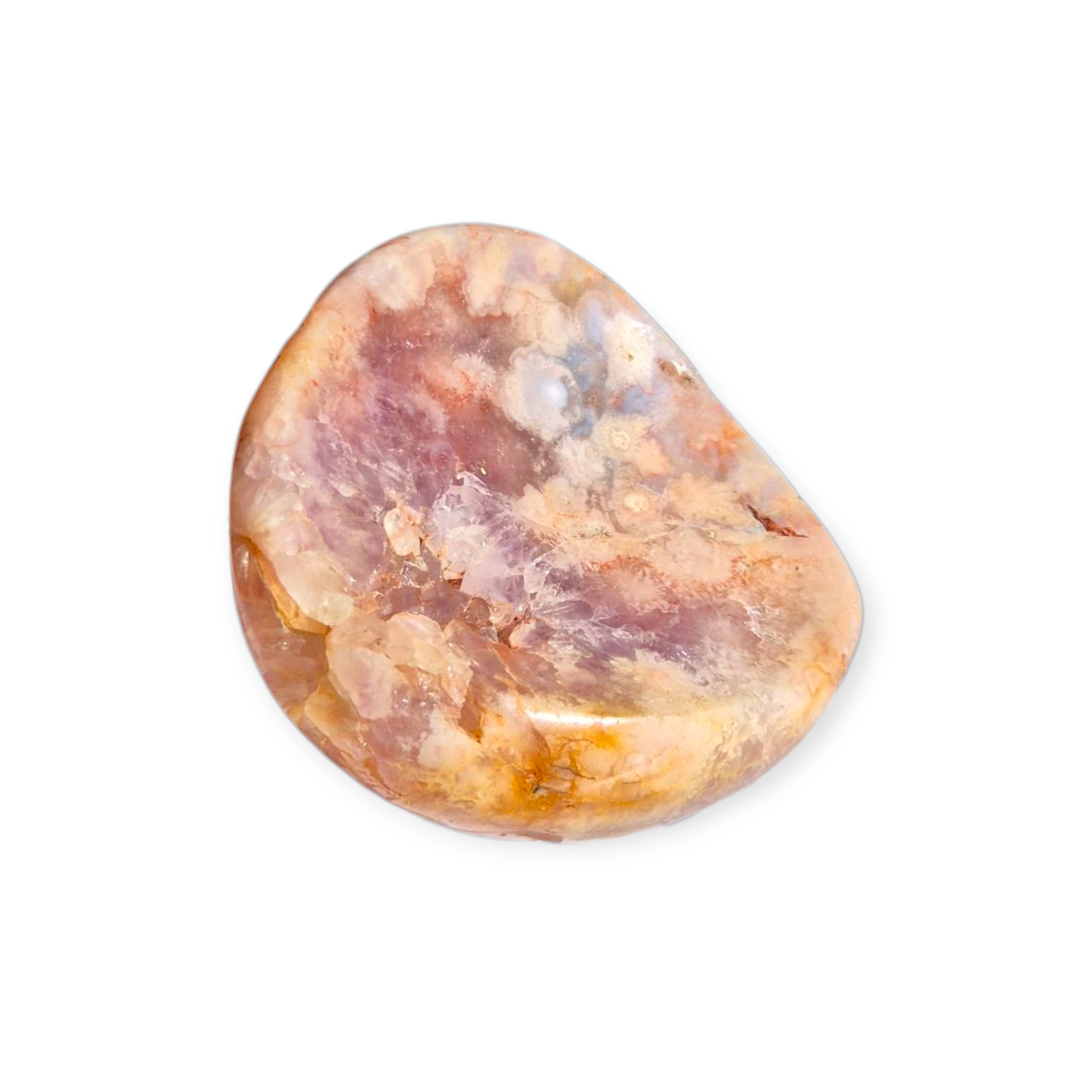 Crystals - Pink Amethyst & Flower Agate Bowl