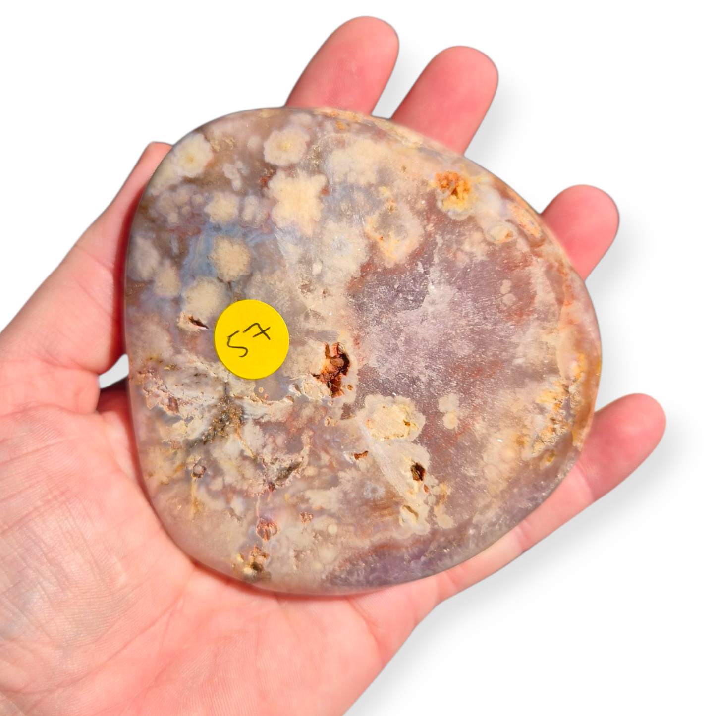 Crystals - Pink Amethyst & Flower Agate Bowl