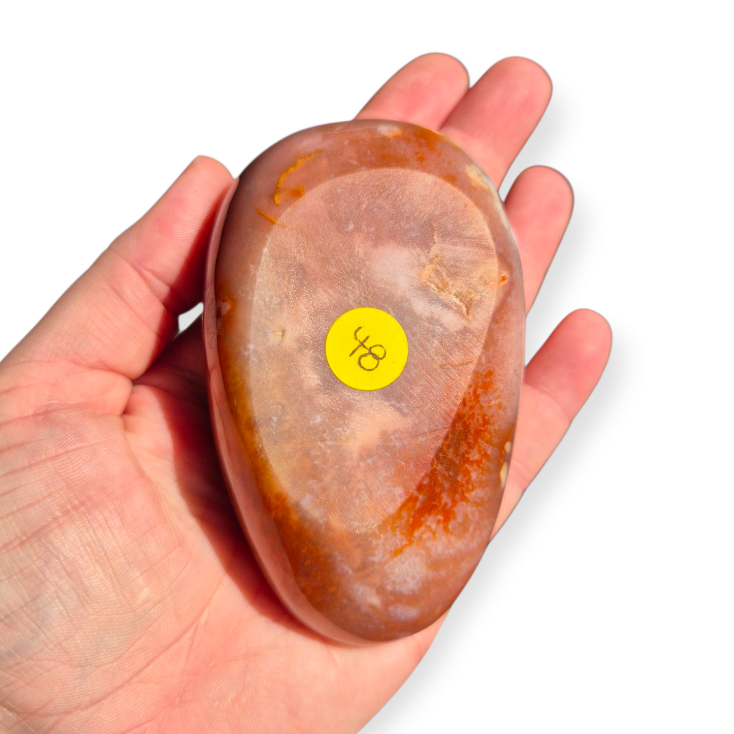 Crystals - Carnelian & Flower Agate Bowl