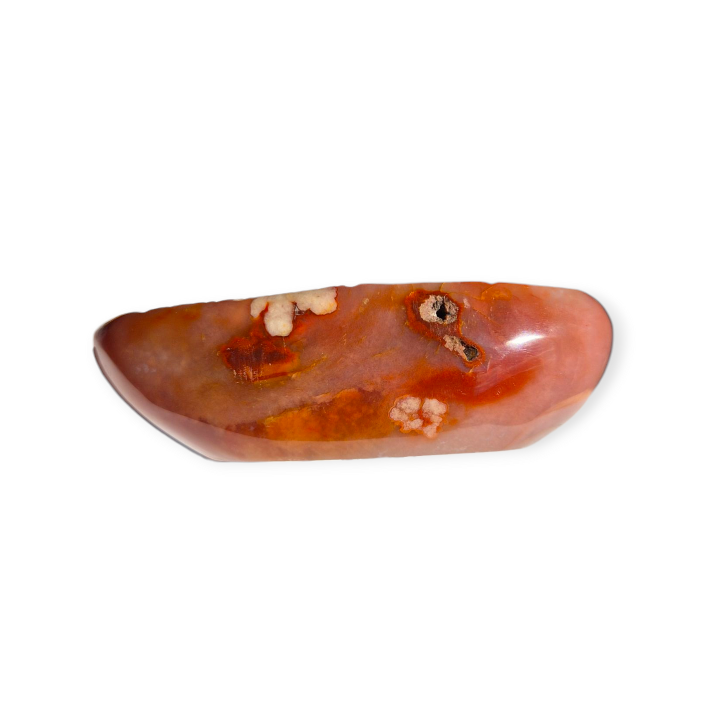 Crystals - Carnelian & Flower Agate Bowl