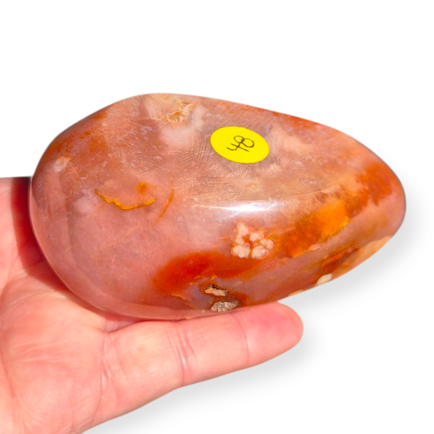 Crystals - Carnelian & Flower Agate Bowl