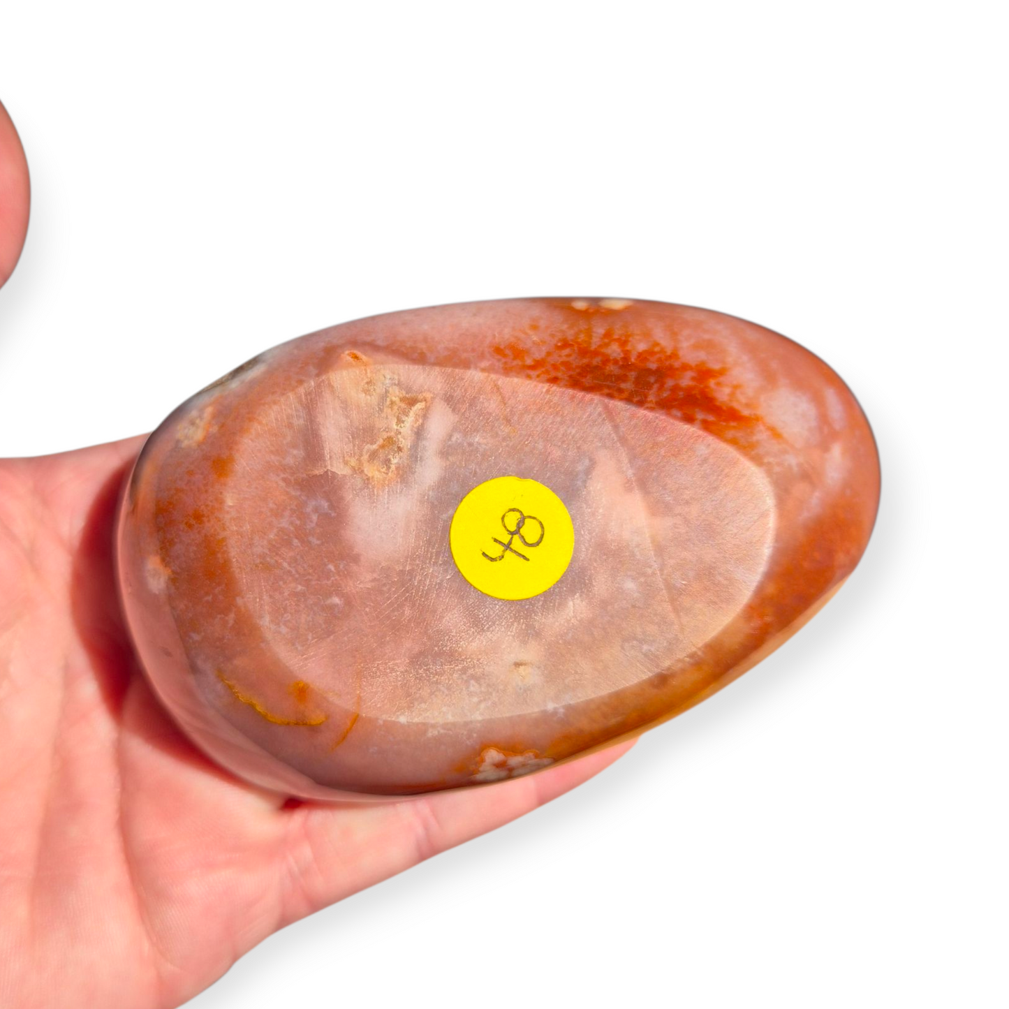 Crystals - Carnelian & Flower Agate Bowl