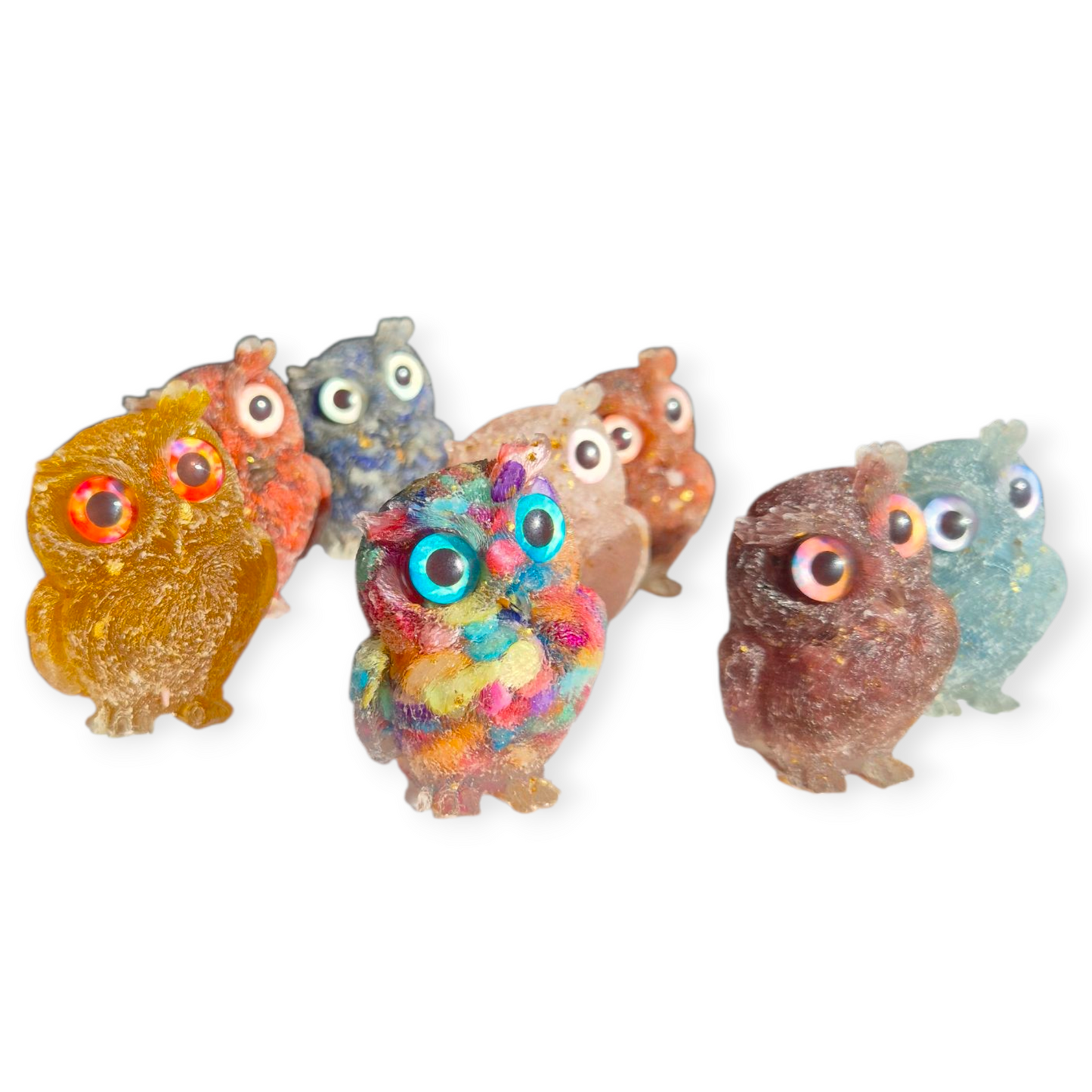 Crystals - Resin Owl