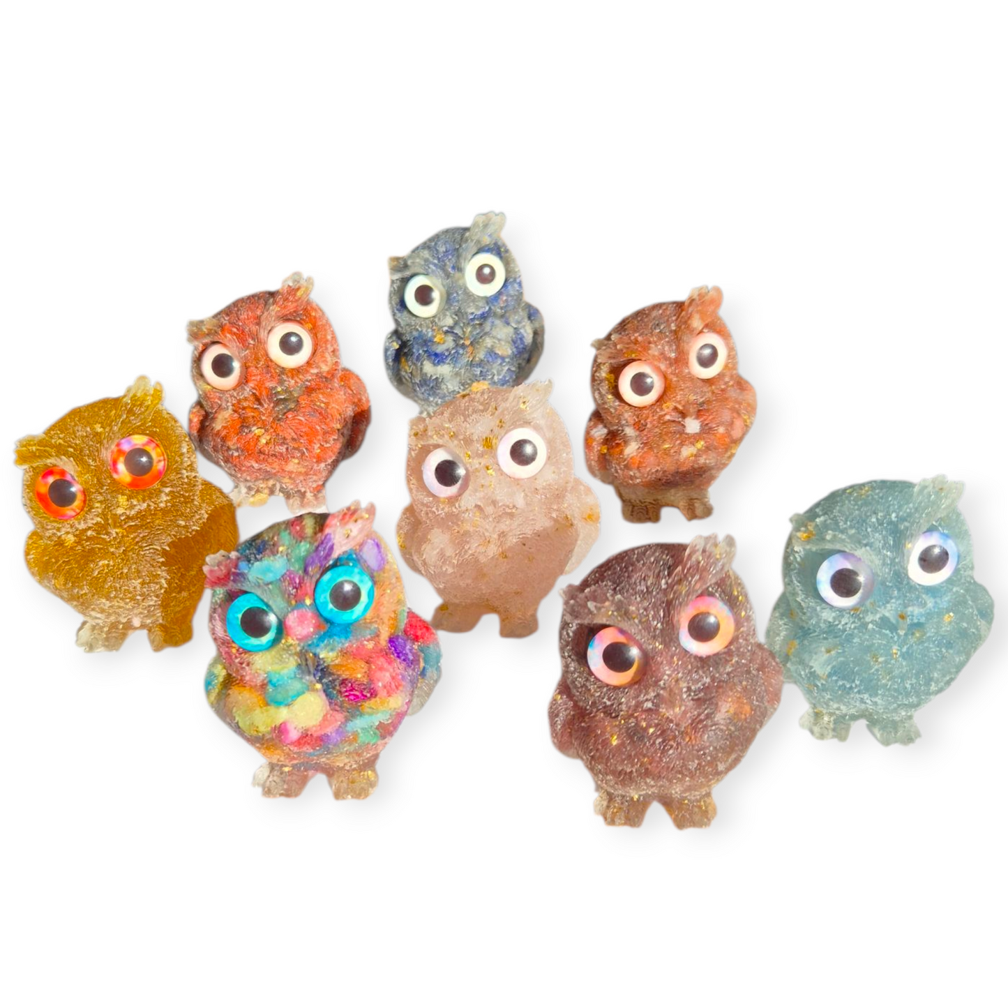 Crystals - Resin Owl
