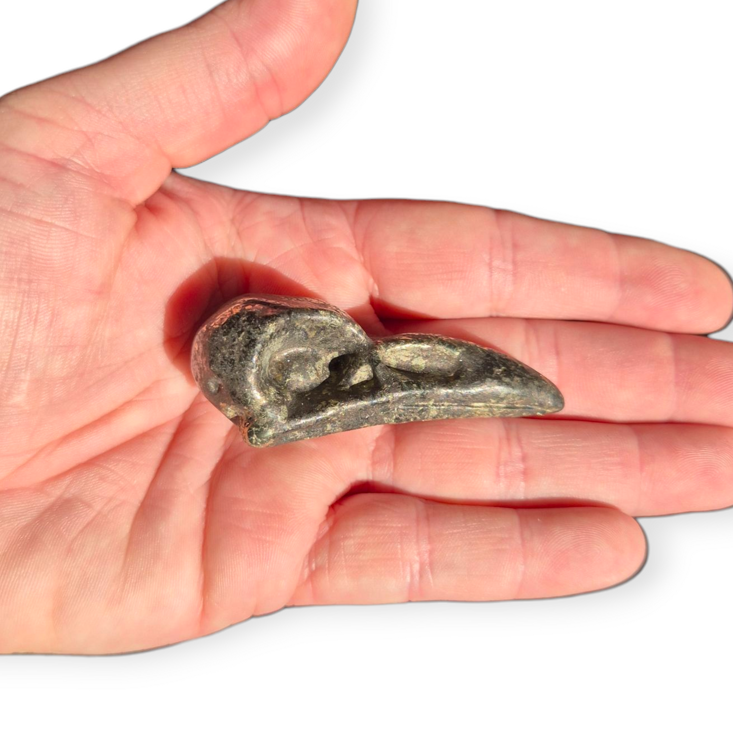 Crystals - Pyrite Raven Skull