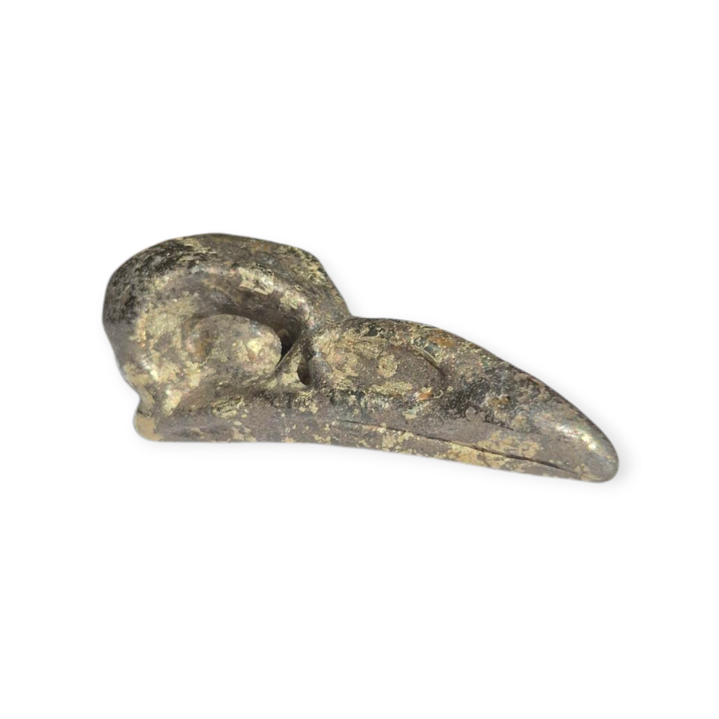 Crystals - Pyrite Raven Skull