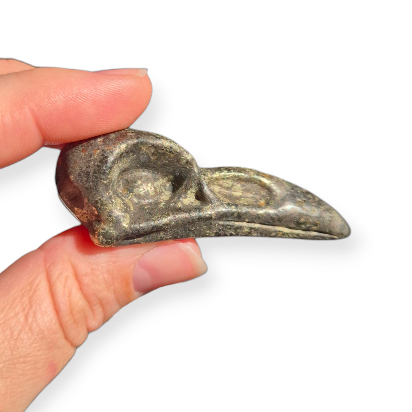 Crystals - Pyrite Raven Skull