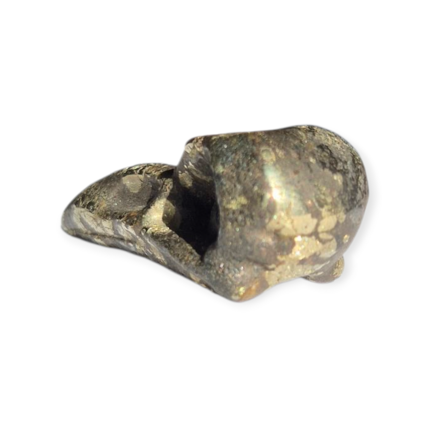 Crystals - Pyrite Raven Skull