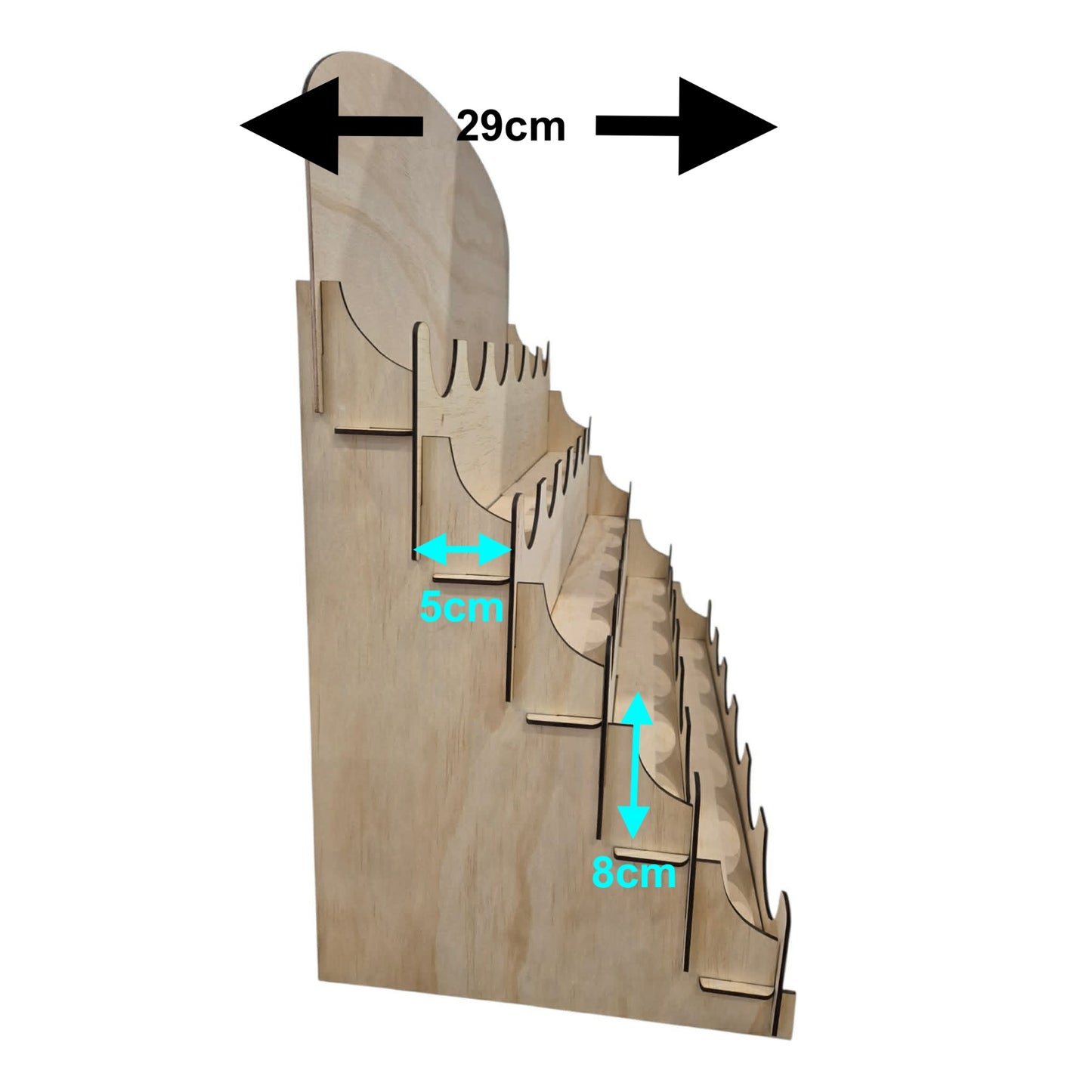 Wooden Brooch Display Stand