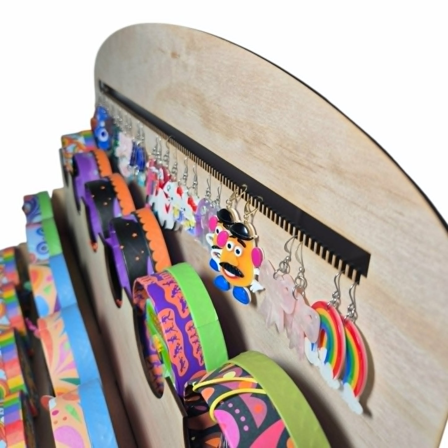 Wooden Brooch Display Stand