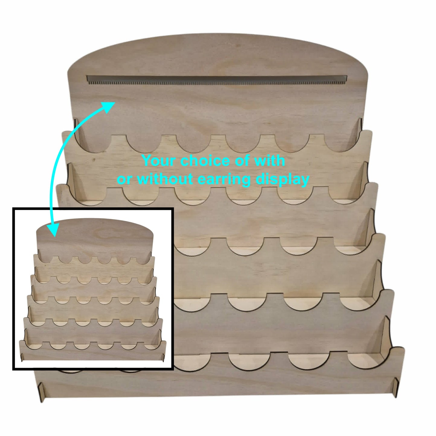 Wooden Brooch Display Stand