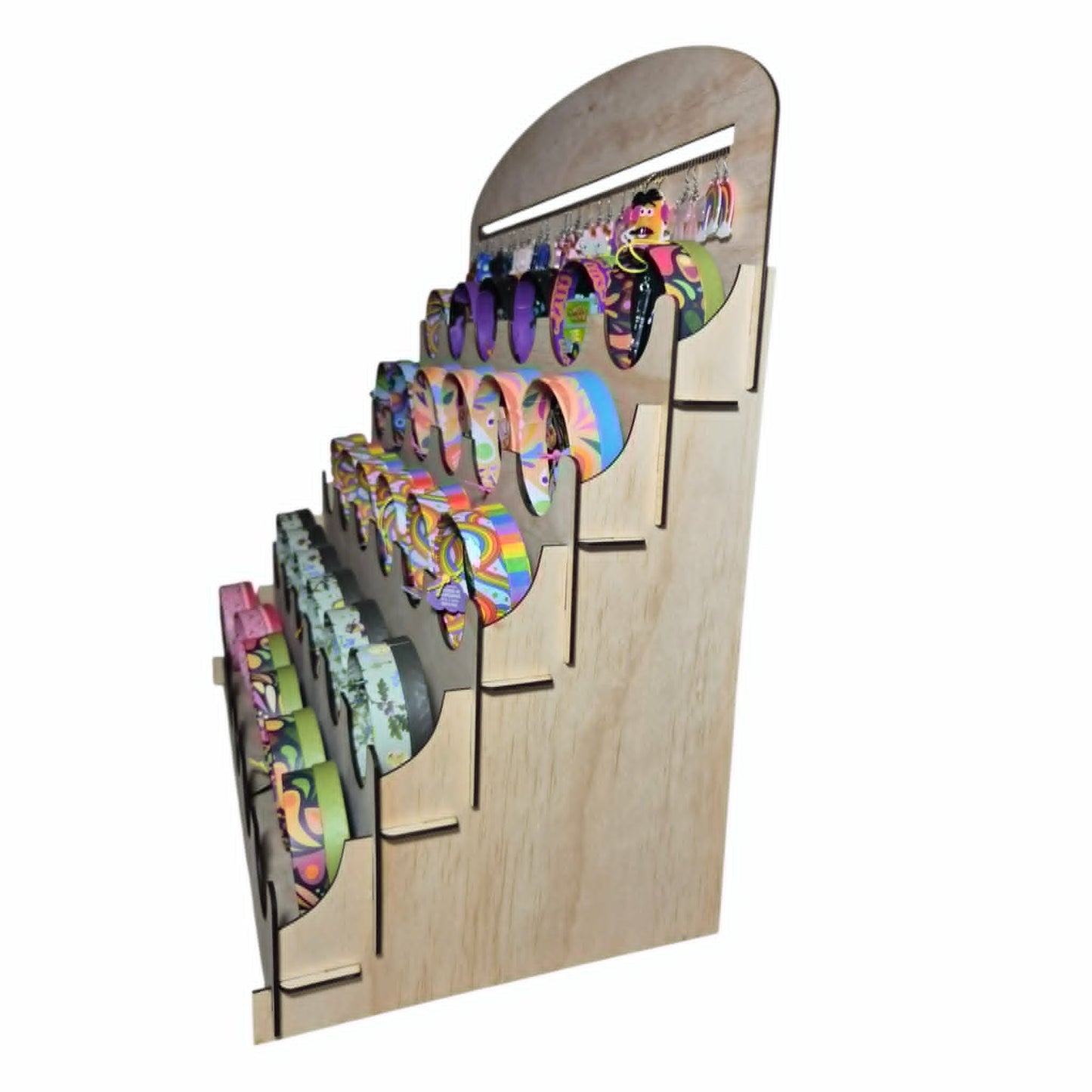 Wooden Brooch Display Stand