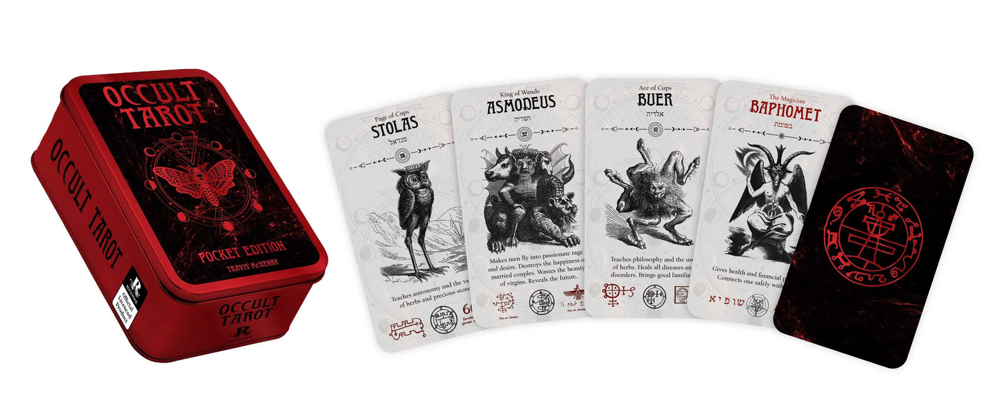 Occult Tarot Pocket Edition Cards