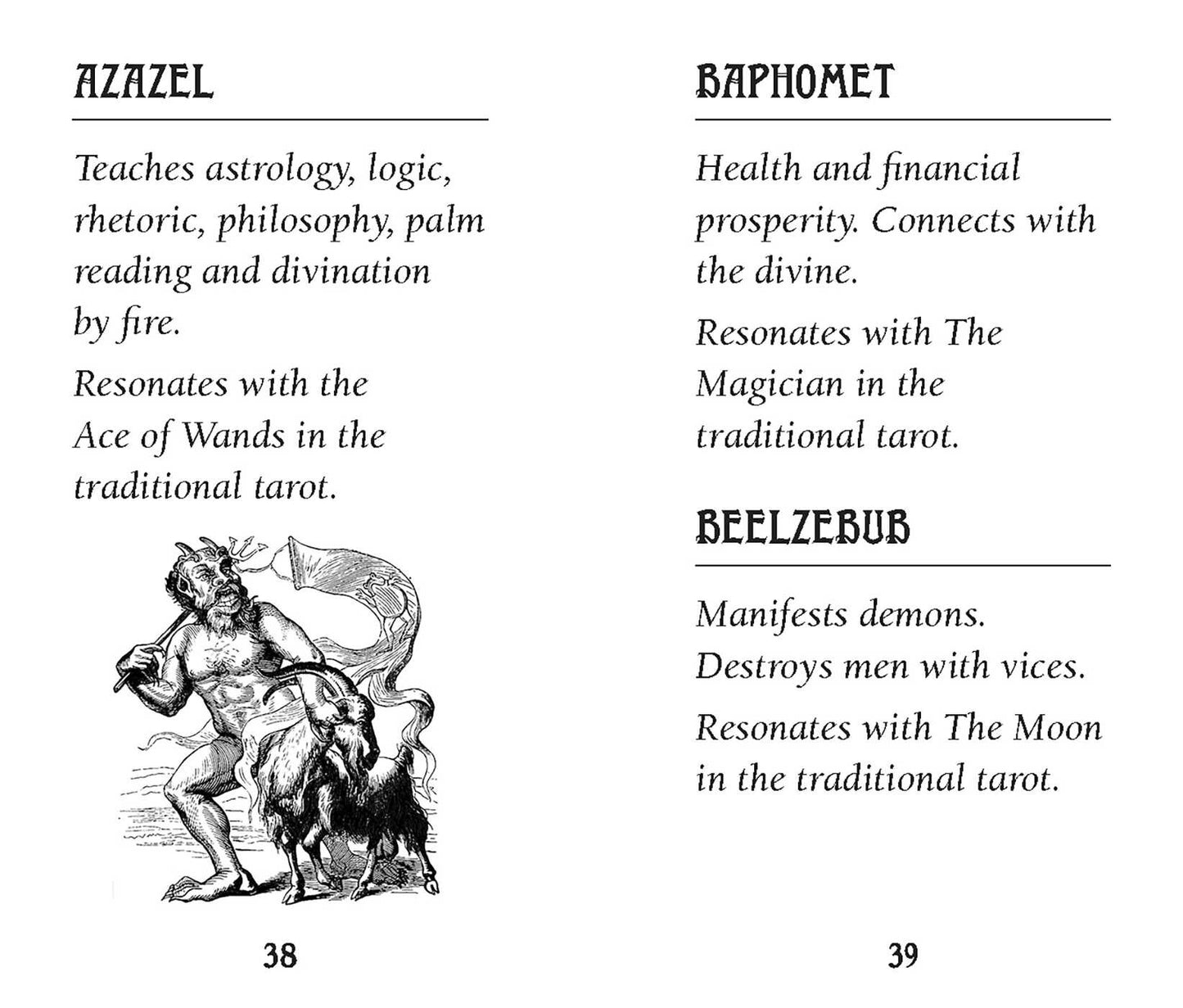 Occult Tarot Pocket Edition Cards