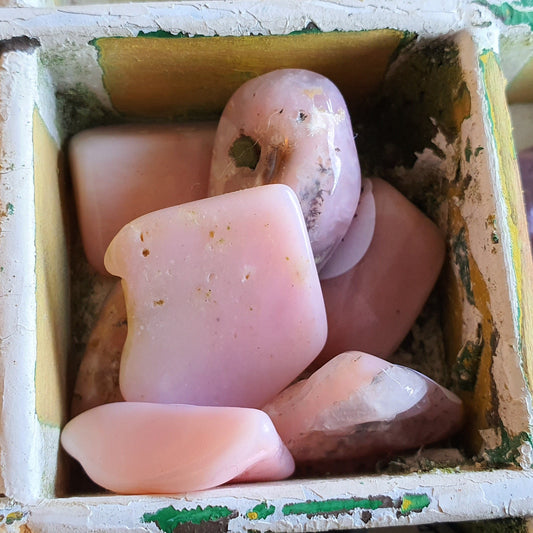 Crystals - Opal (Pink) Tumbled Stone