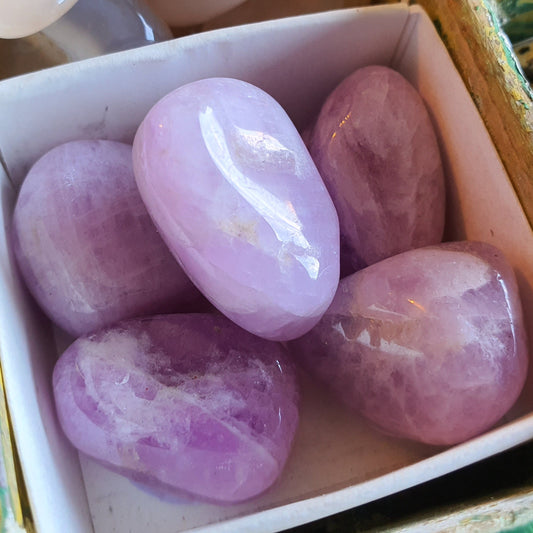 Crystals - Kunzite Tumbled Stone