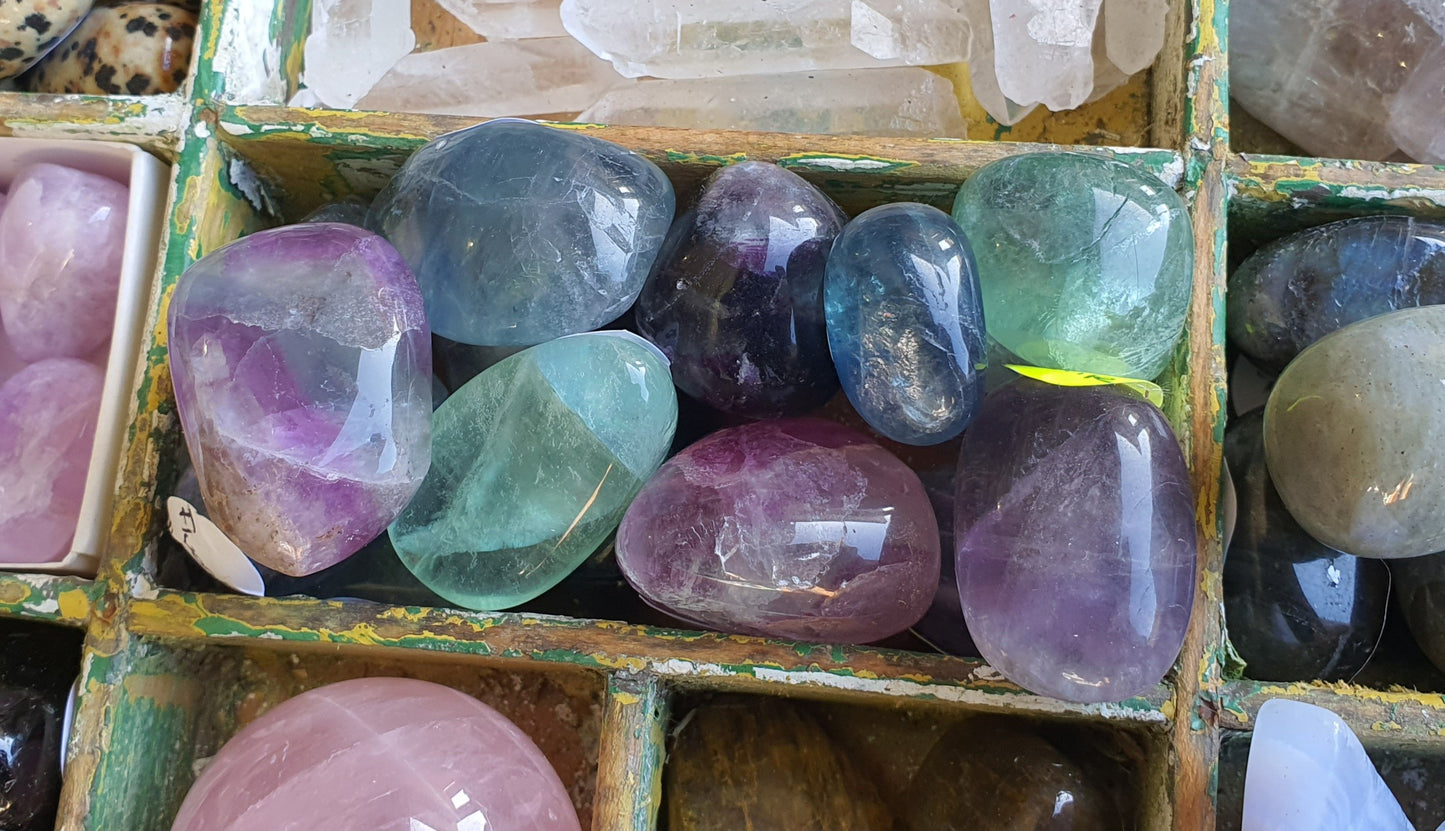 Crystals - Fluorite Tumbled Stone