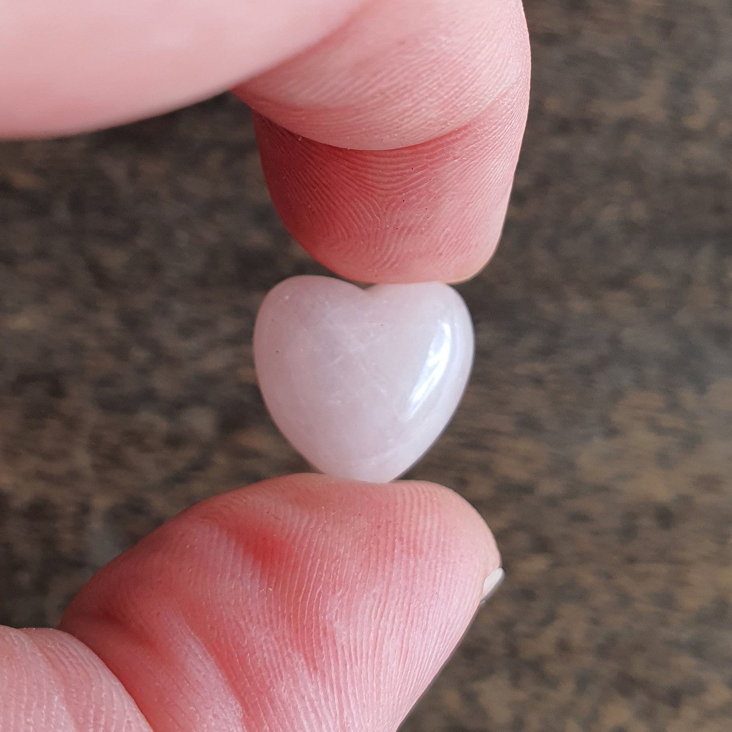 Crystals - Rose Quartz Heart 12mm